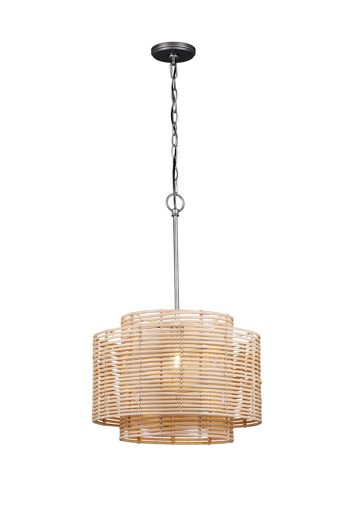 slide 2 of 6, allen + roth Aubrey 1 -Light Matte Black Farmhouse Cage For Use in Bedrooms, Dining Rooms, Foyers, Kitchens, Living Rooms Chandelier, 1 ct