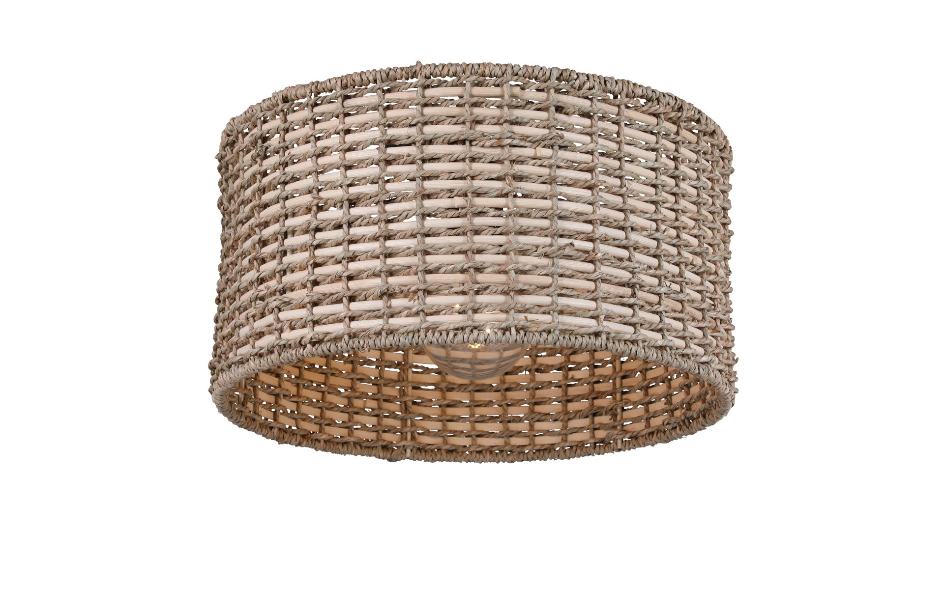 slide 2 of 6, allen + roth Adara 1 -Light 13.625-in Matte Black Flush Mount Light, 1 ct