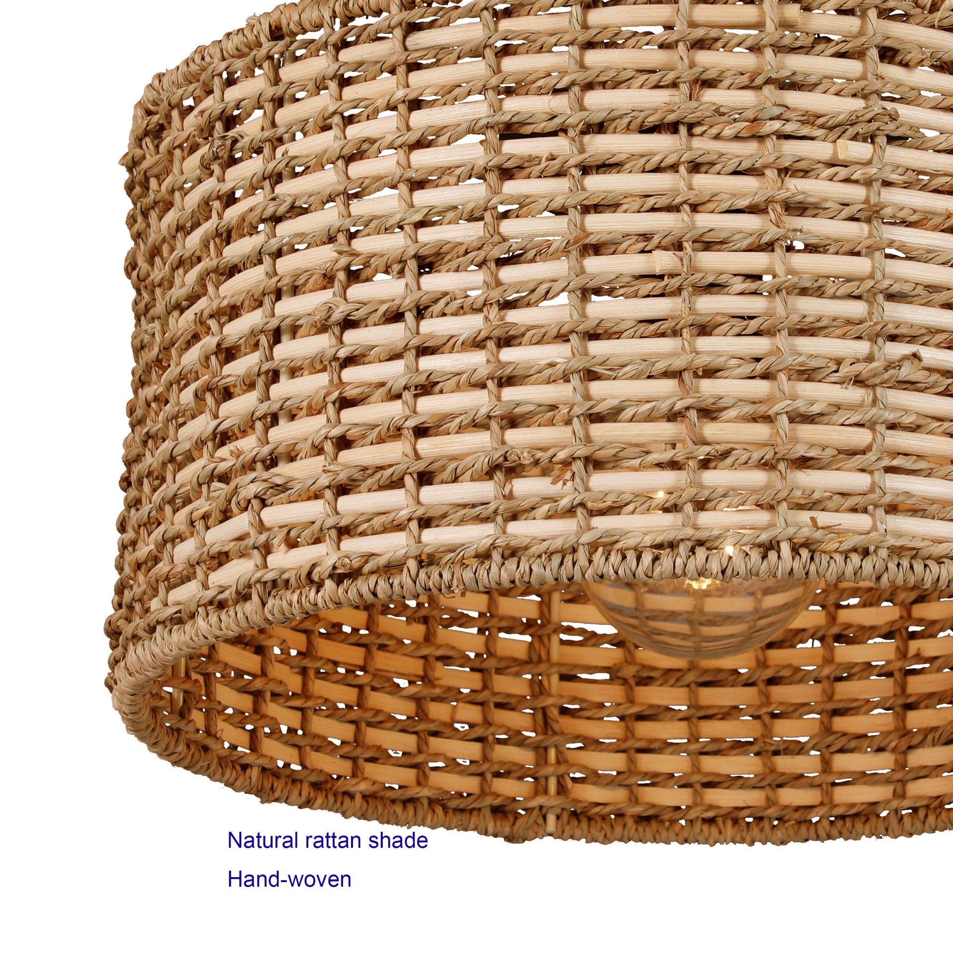 slide 5 of 6, allen + roth Adara 1 -Light 13.625-in Matte Black Flush Mount Light, 1 ct