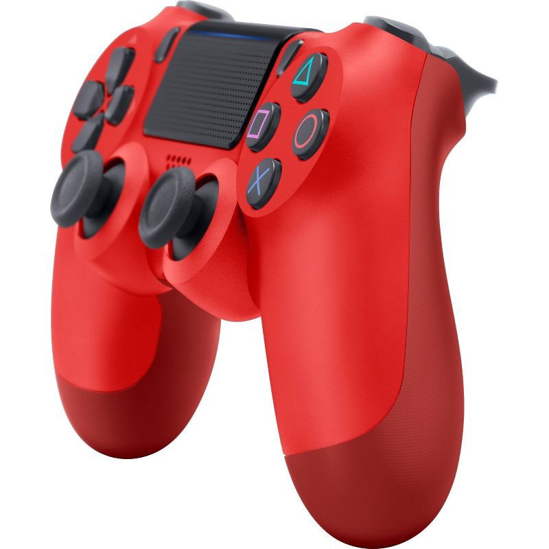 slide 1 of 4, DualShock 4 Wireless Controller for PlayStation 4 - Magma Red, 1 ct