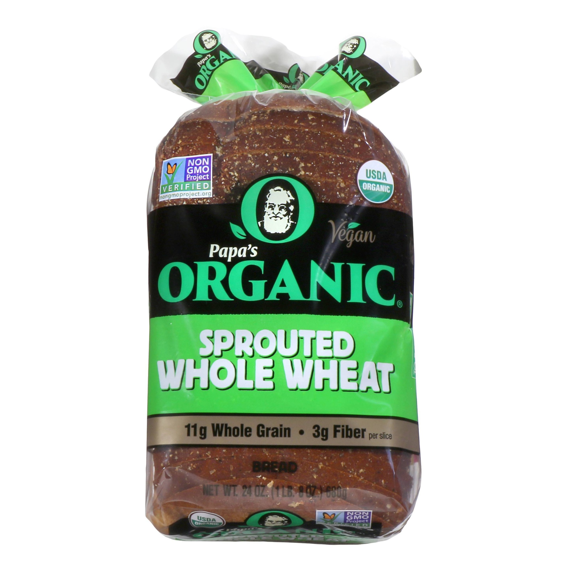 slide 1 of 4, Papa Pita Organic Whole Wheat with Honey - 24oz, 24 oz