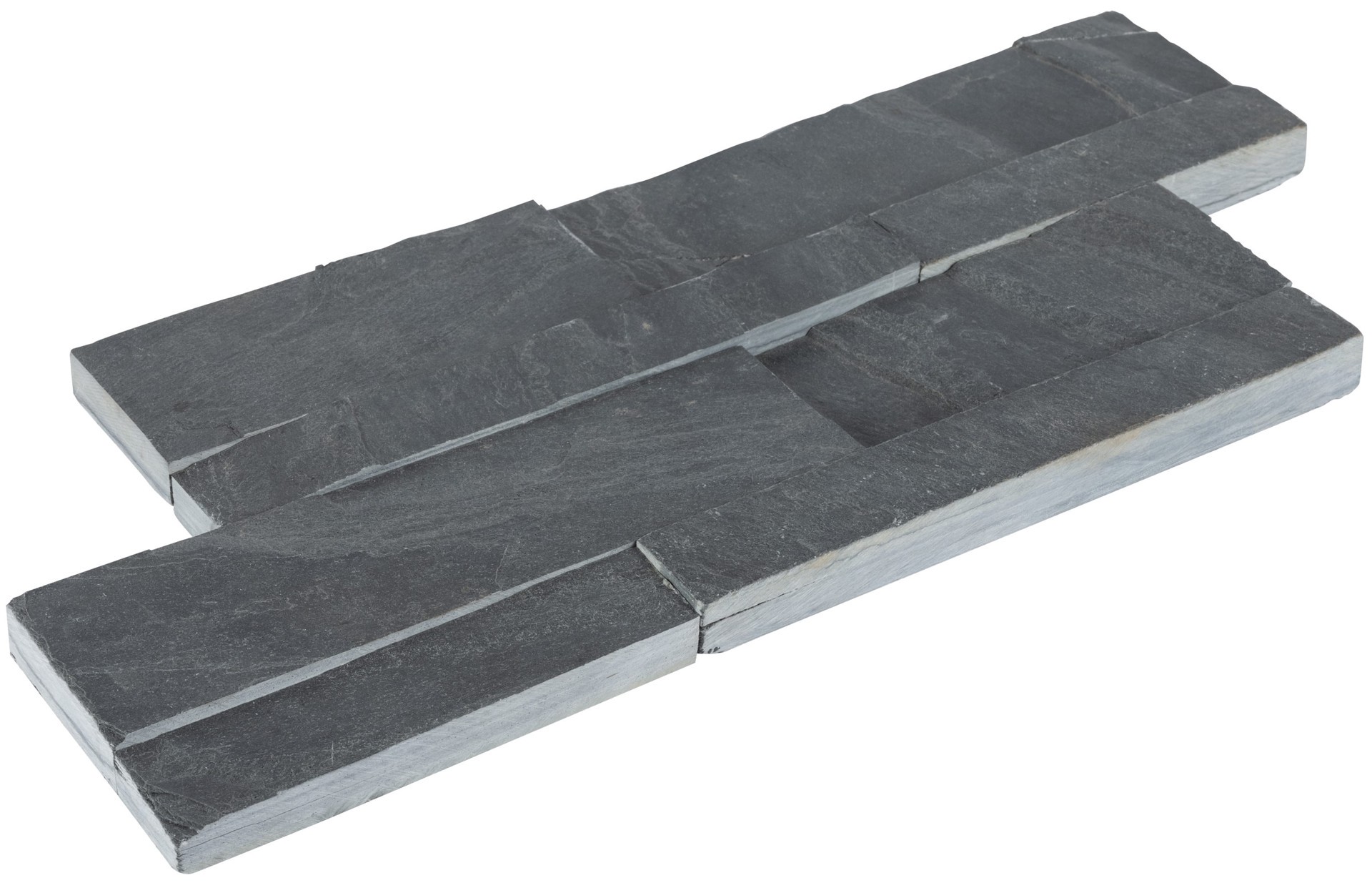 slide 5 of 6, Satori Charcoal Ledgestone 6-in x 12-in Natural Natural Slate Wall Tile ( 0.48-sq ft Piece ), 1 ct