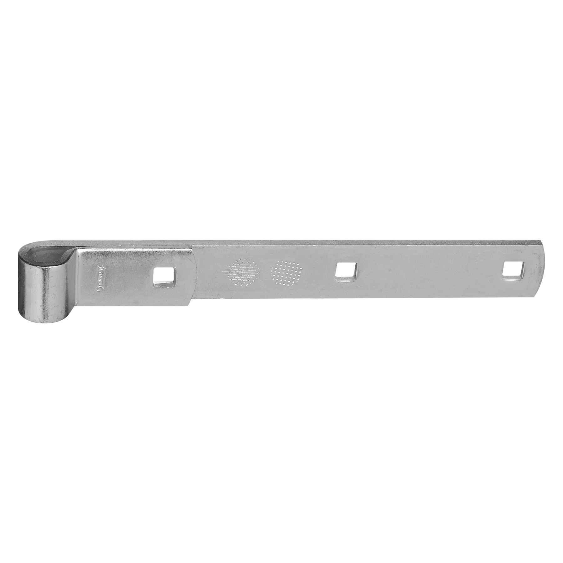 slide 2 of 4, National Hardware 10-in Zinc Gate hinge strap, 1 ct