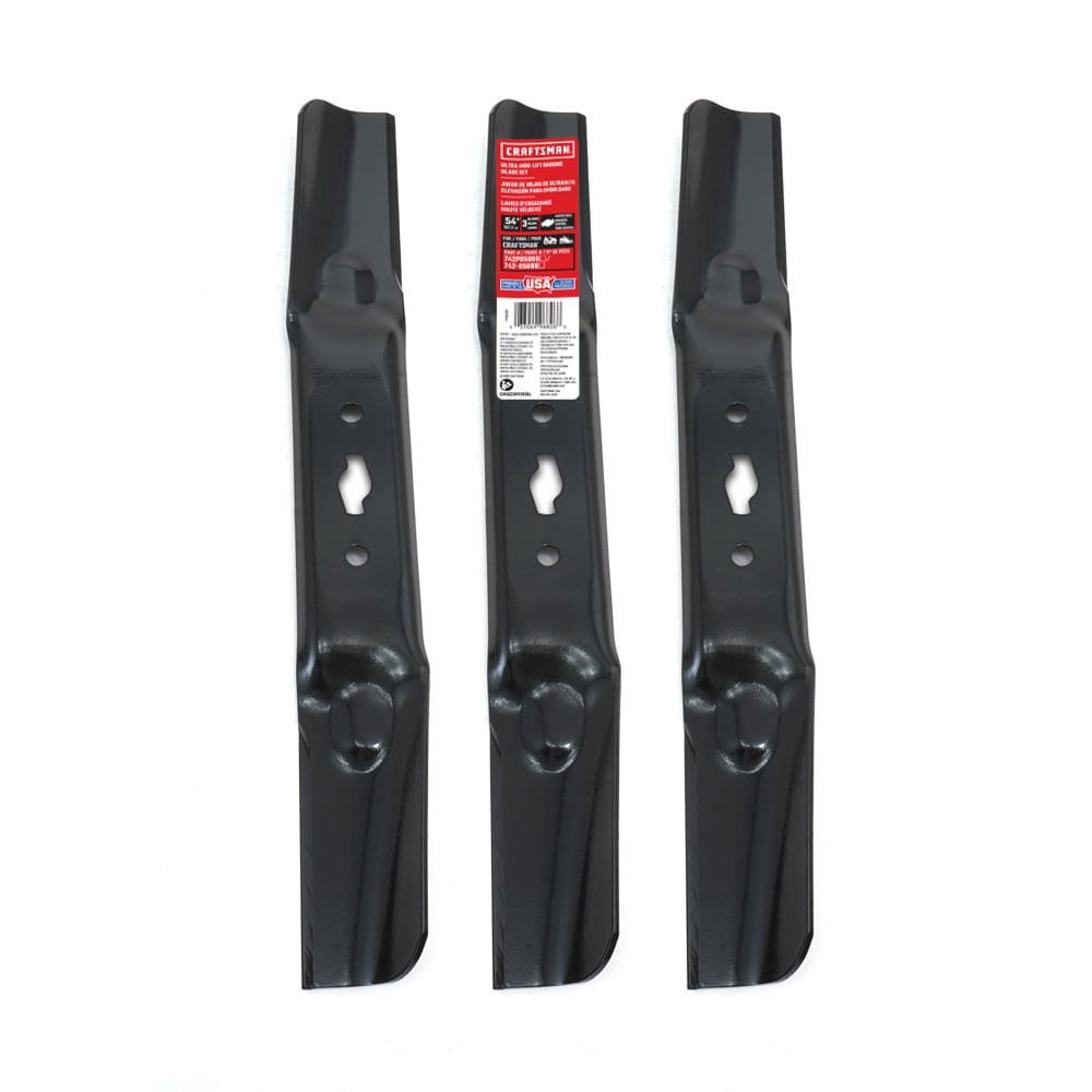slide 1 of 3, CRAFTSMAN 54-in Deck Standard Mower Blade for Riding Lawn 3 -Pack, 1 ct