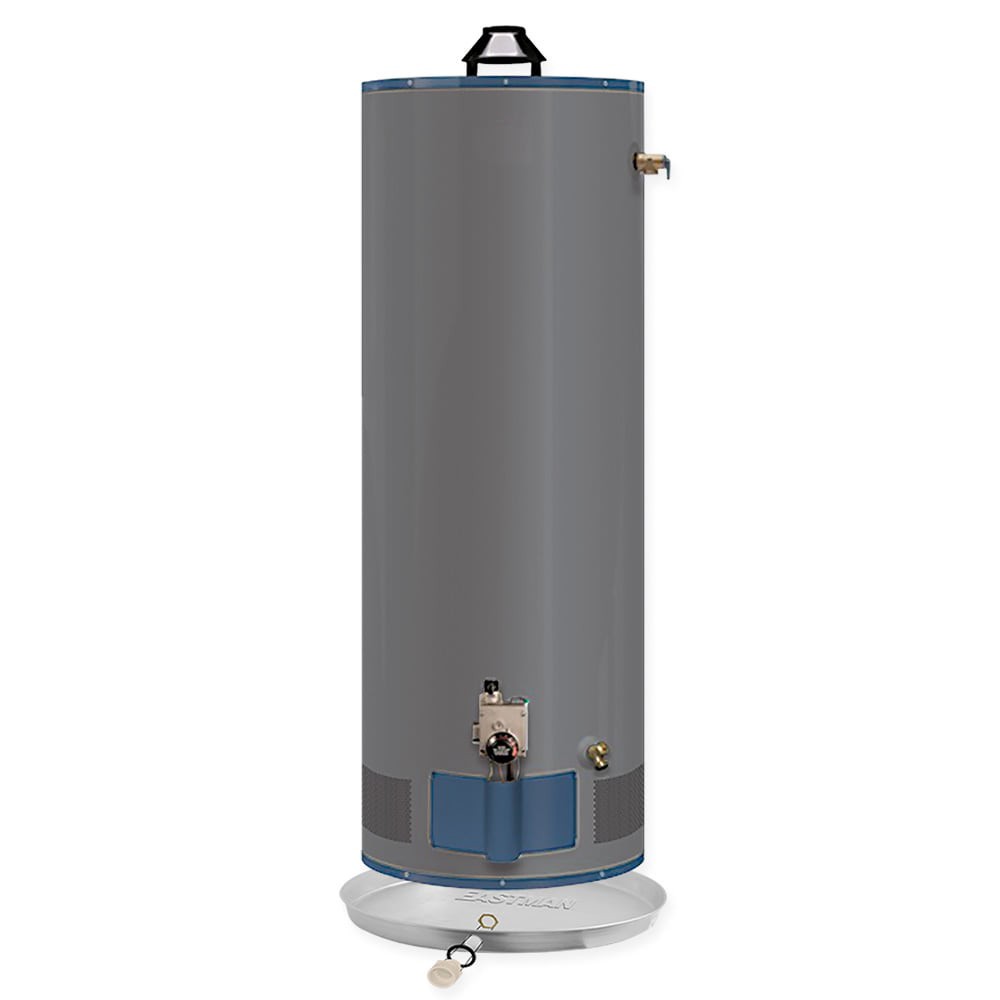 slide 3 of 6, EASTMAN 22-in ID Aluminum Water Heater Drain pan with CPVC Fitting, 1 ct