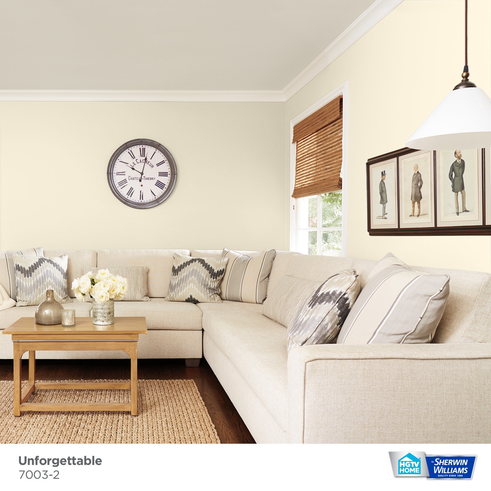 slide 3 of 6, HGTV HOME by Sherwin-Williams Showcase Satin Unforgettable 7003-2 Acrylic Interior Paint + Primer (1-Gallon), 
