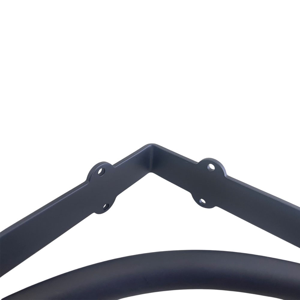 slide 5 of 6, allen + roth 9.06-in L x 1.58-in W x 9.06-in D Matte Black Shelf bracket, 1 ct