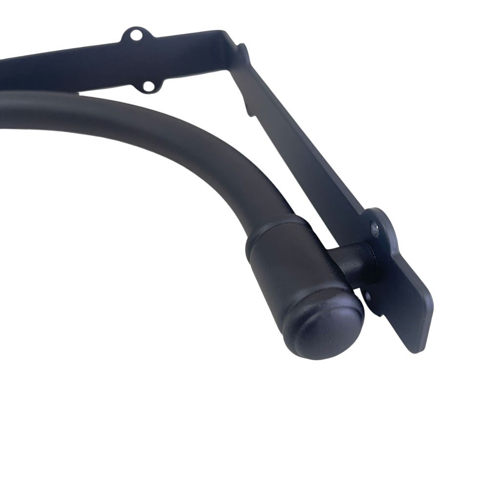 slide 6 of 6, allen + roth 9.06-in L x 1.58-in W x 9.06-in D Matte Black Shelf bracket, 1 ct