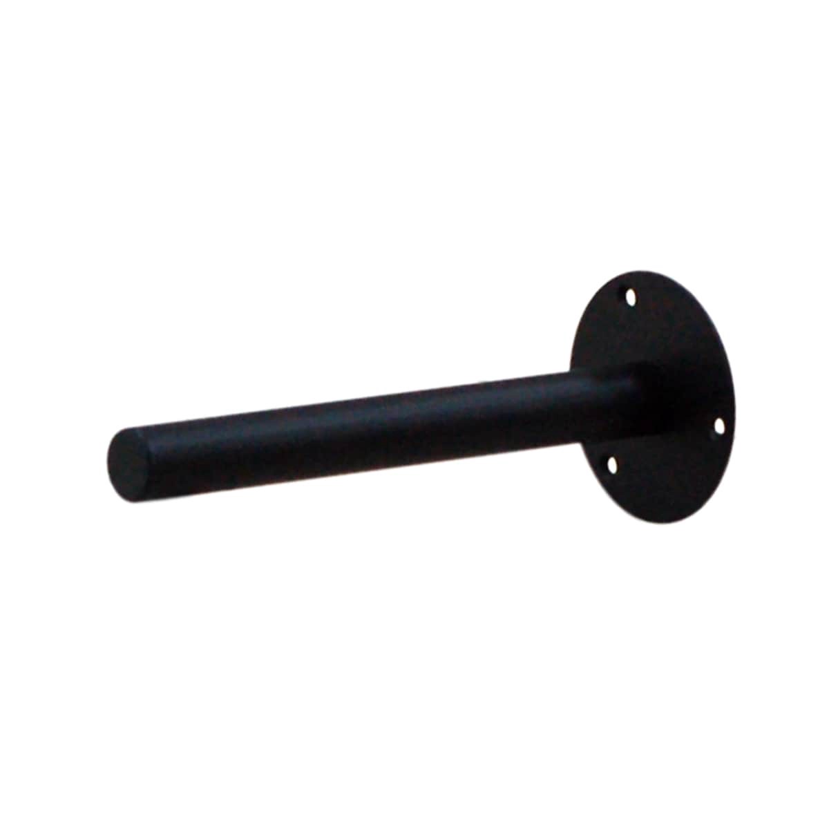 slide 1 of 6, allen + roth 2.76-in L x 2.76-in W x 7.01-in D Black Shelf bracket, 1 ct