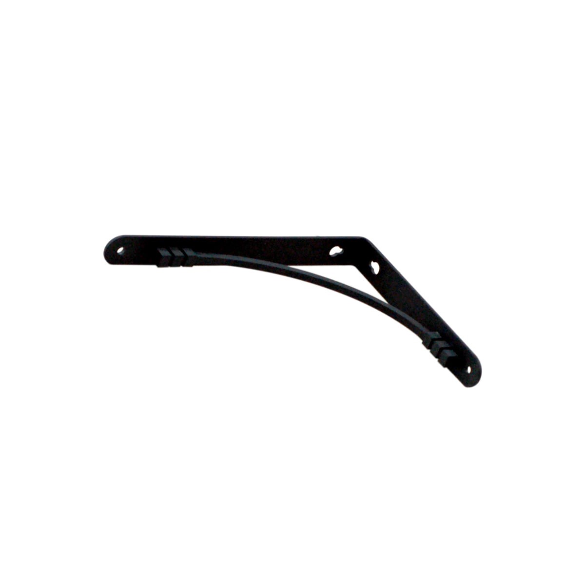 slide 1 of 6, Style Selections 9.02-in L x 0.98-in W x 6.5-in D Black Shelf bracket, 1 ct