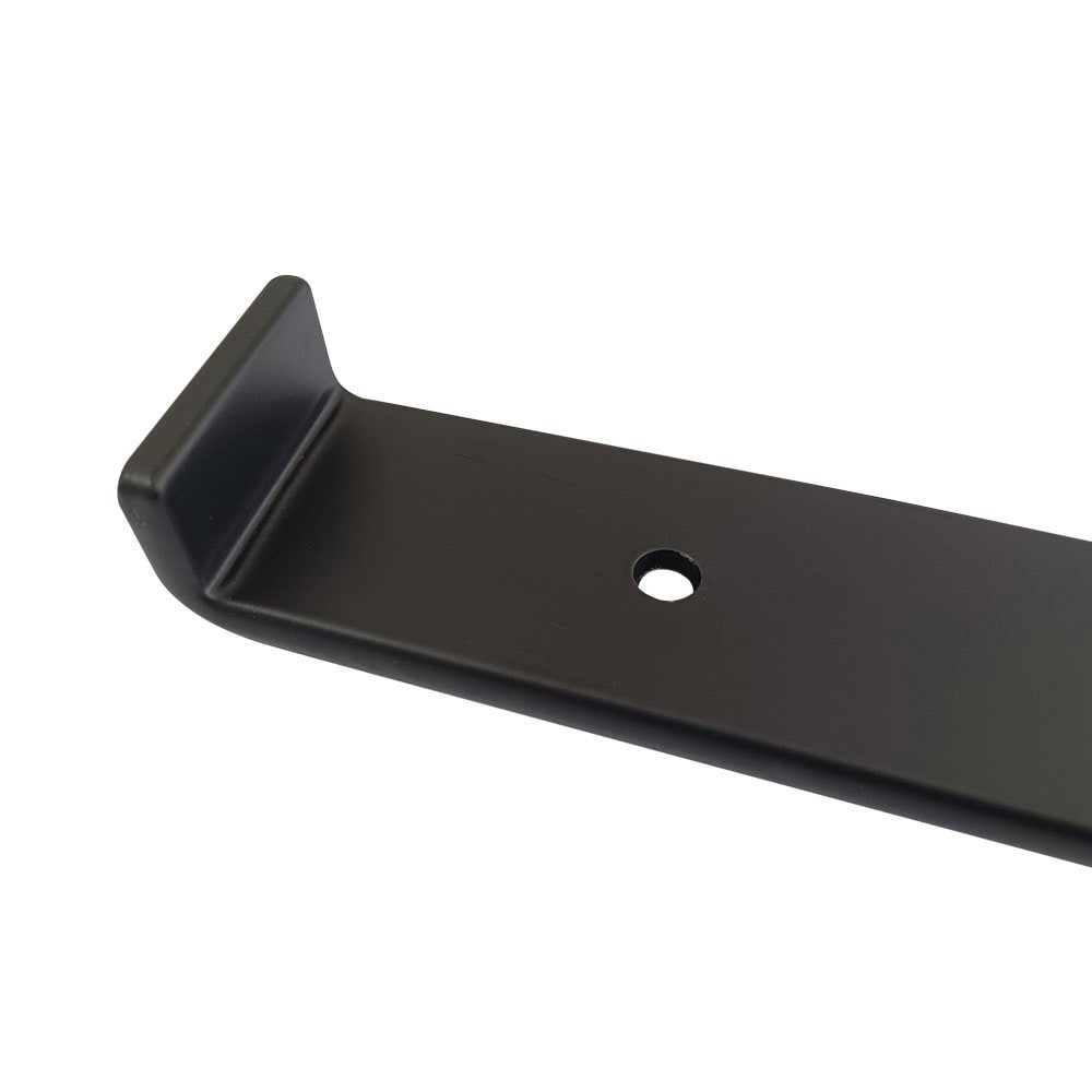 slide 5 of 6, Style Selections 10.35-in L x 1.5-in W x 5.28-in D Heavy Duty Black Shelf bracket, 1 ct