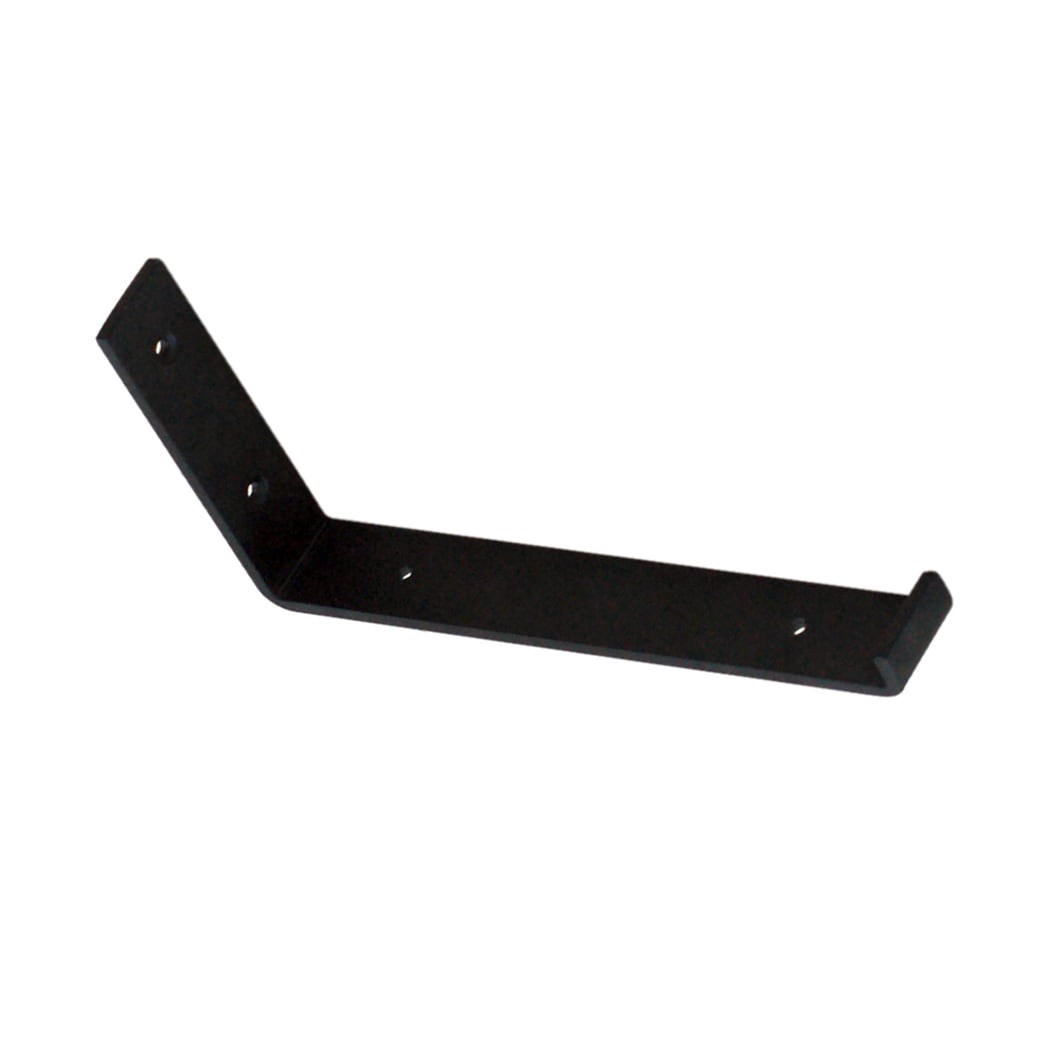 slide 1 of 6, Style Selections 10.35-in L x 1.5-in W x 5.28-in D Heavy Duty Black Shelf bracket, 1 ct