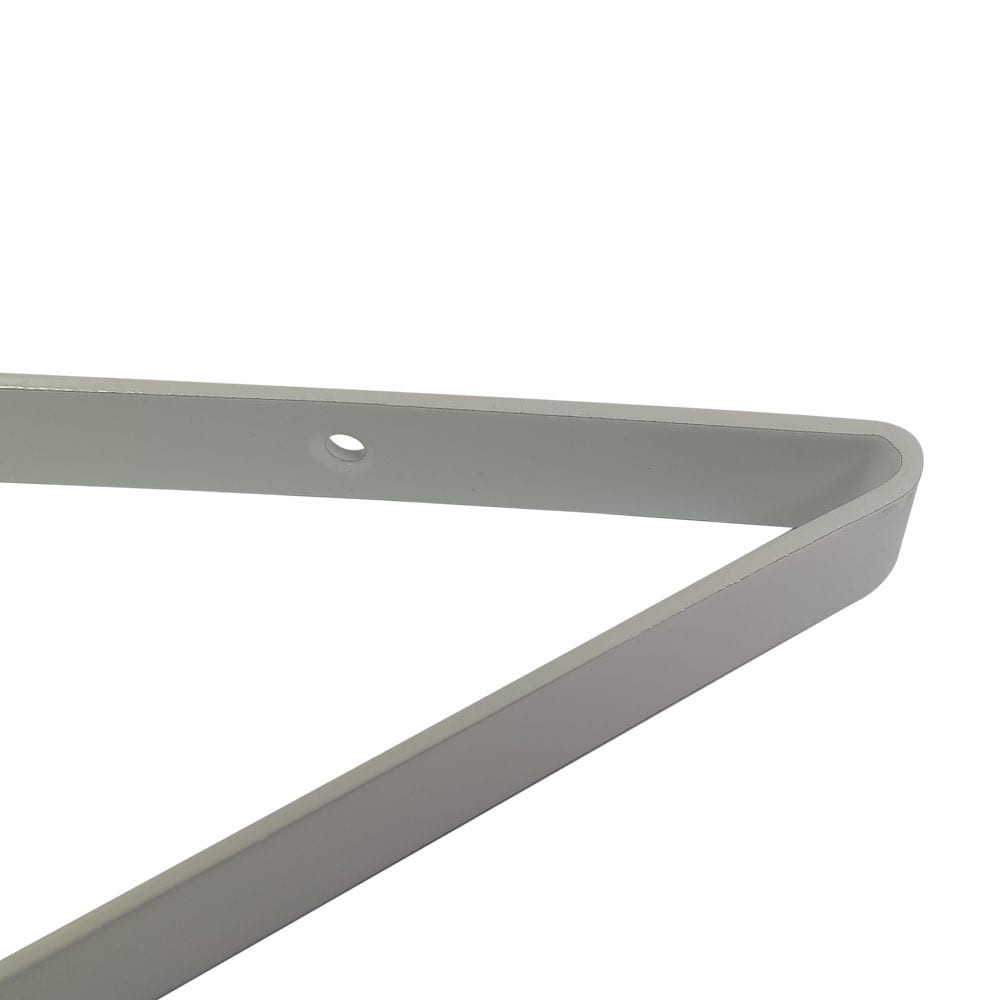slide 6 of 6, Style Selections 8.01-in L x 0.79-in W x 11.02-in D White Shelf bracket, 1 ct