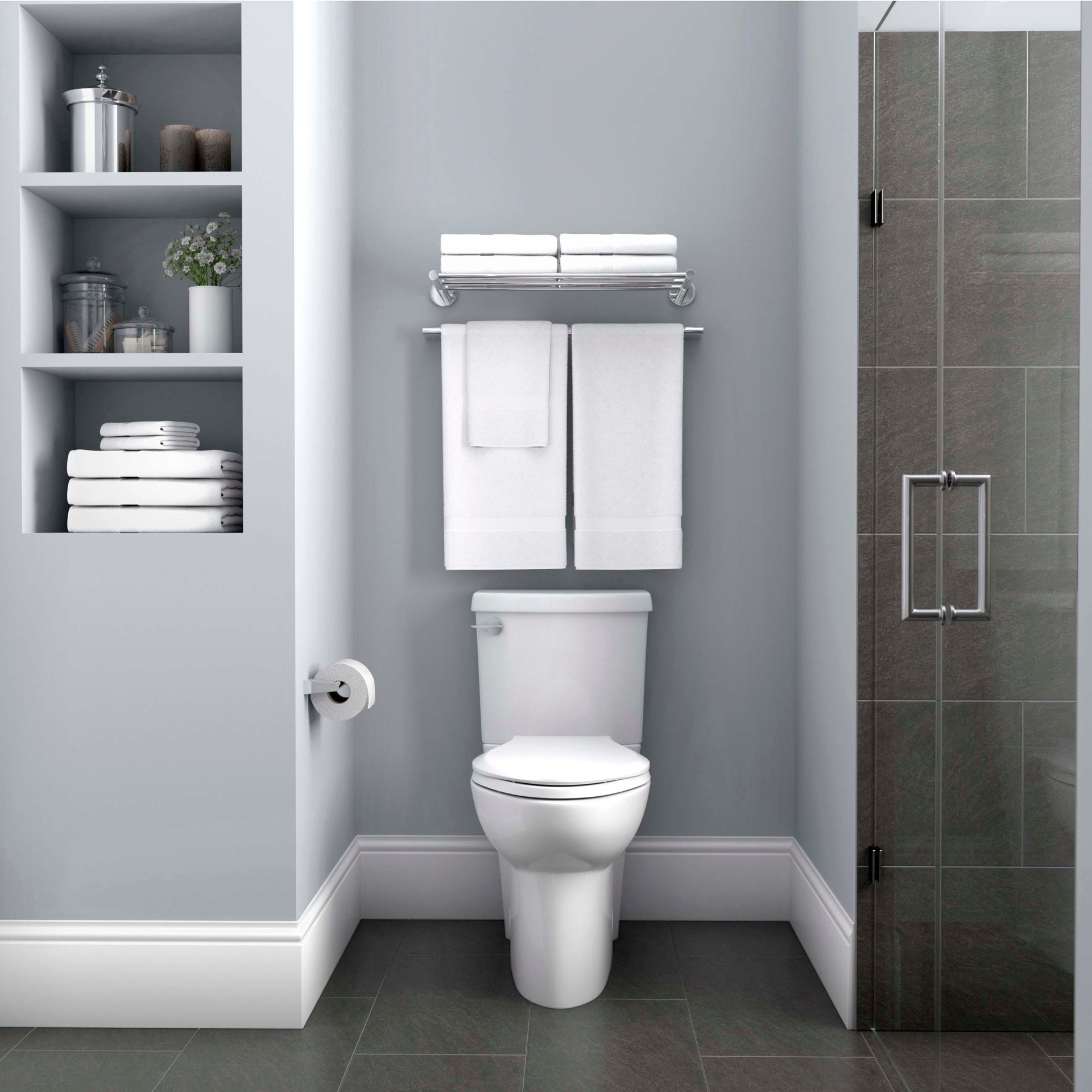 slide 3 of 6, allen + roth Galvano Charcoal 12-in x 24-in Glazed Porcelain Floor and Wall Tile ( 1.96-sq ft Piece ), 1 ct