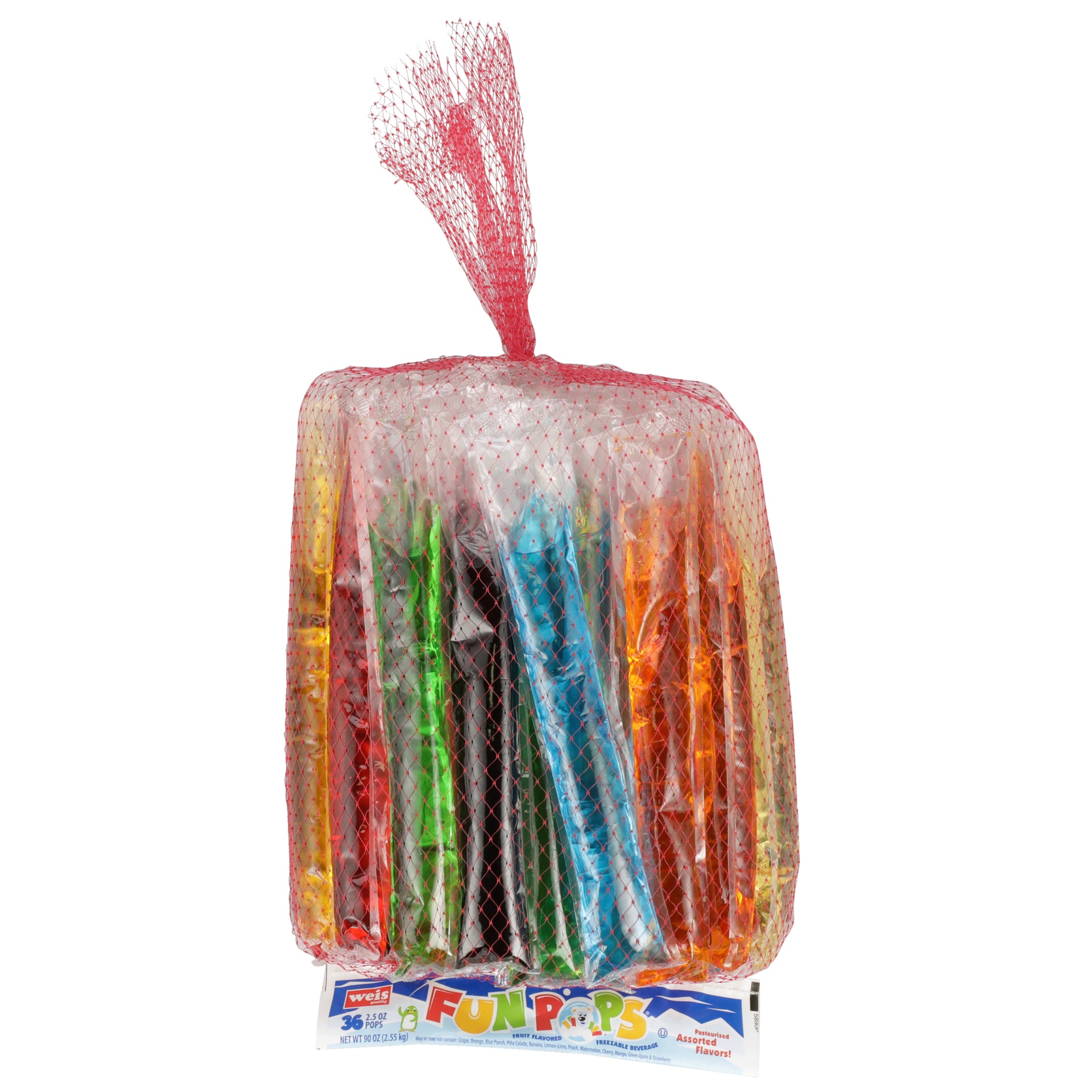 slide 1 of 1, Weis Quality Refill Freeze Pops, 90 oz