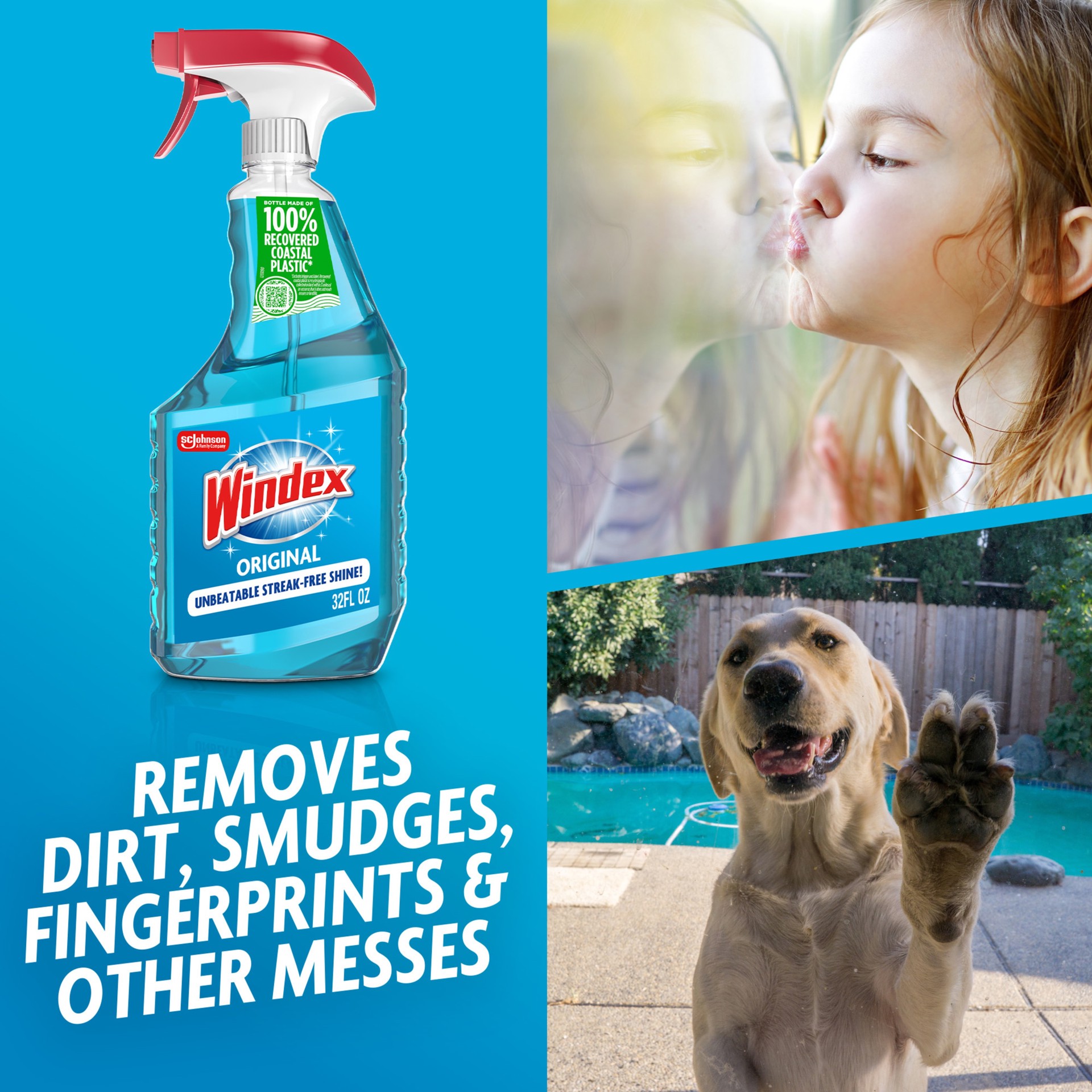 slide 3 of 6, Windex Original 23 -fl oz Pump spray Glass Cleaner, 1 ct