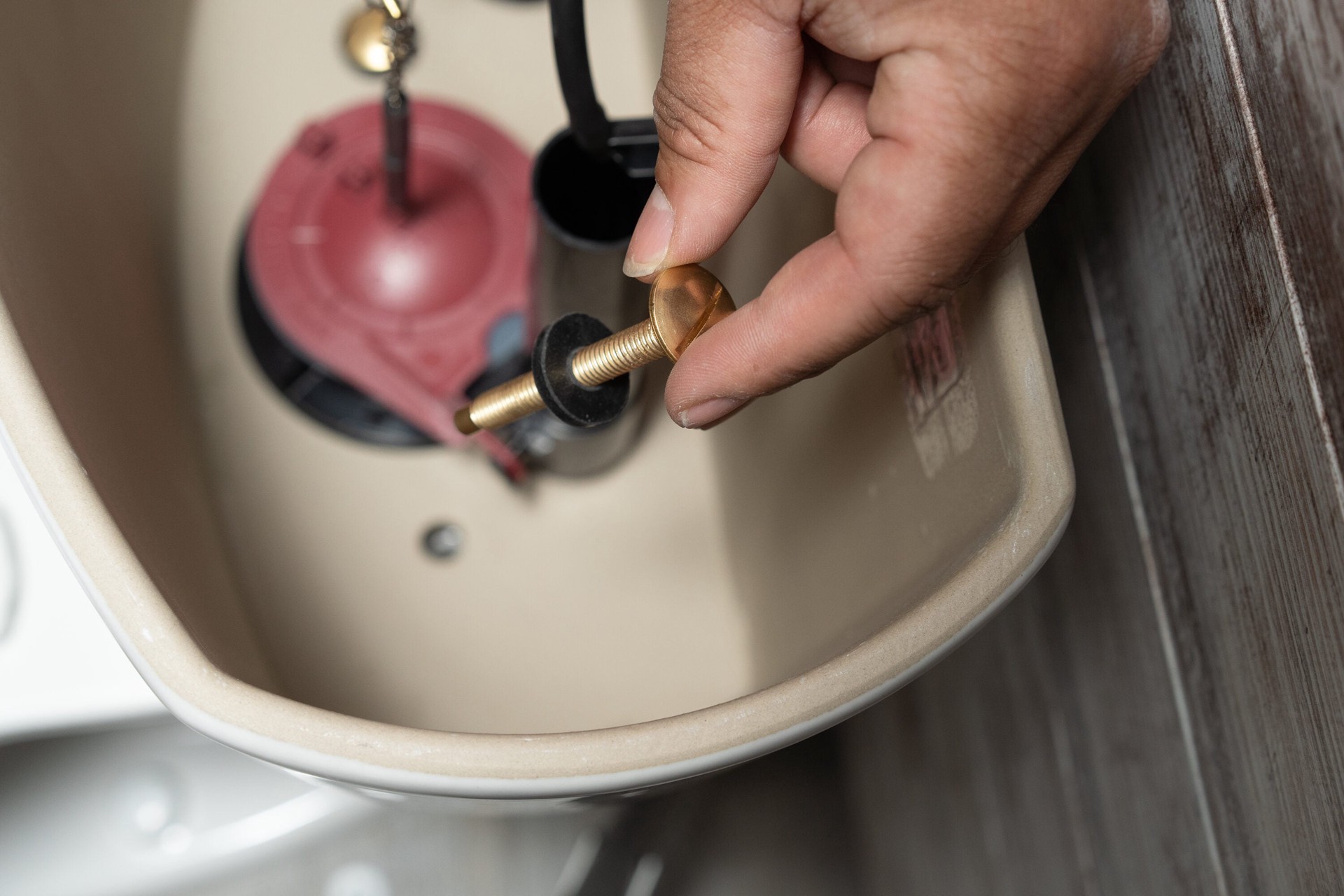 slide 2 of 3, RELIABILT Black Toilet washer, 1 ct