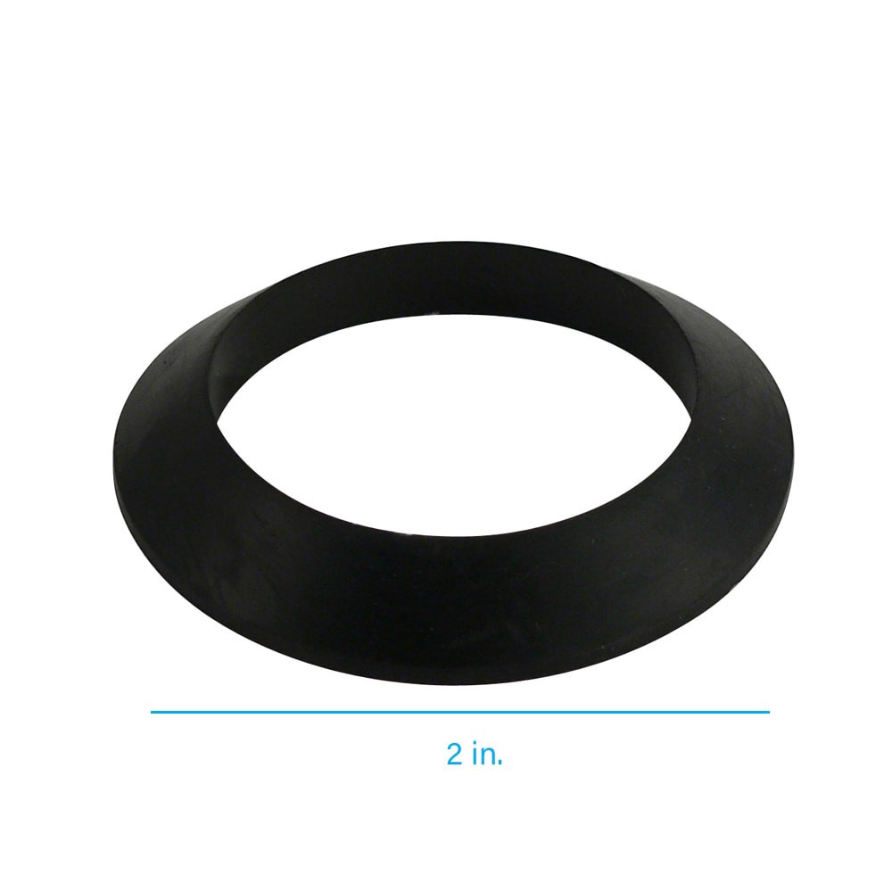 slide 2 of 6, RELIABILT 2-in Black Rubber Universal Fit Flush valve seal for, 1 ct