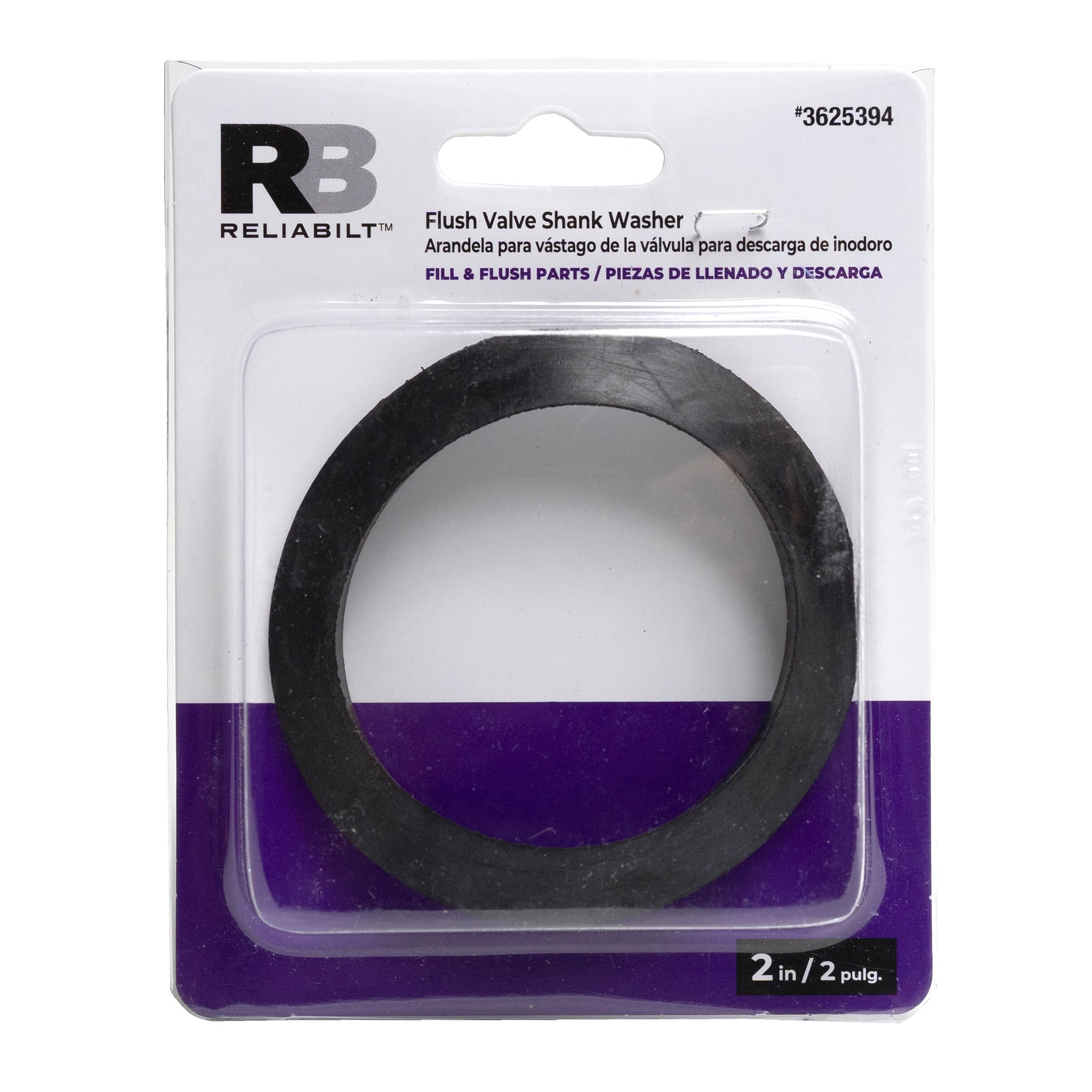 slide 5 of 6, RELIABILT 2-in Black Rubber Universal Fit Flush valve seal for, 1 ct