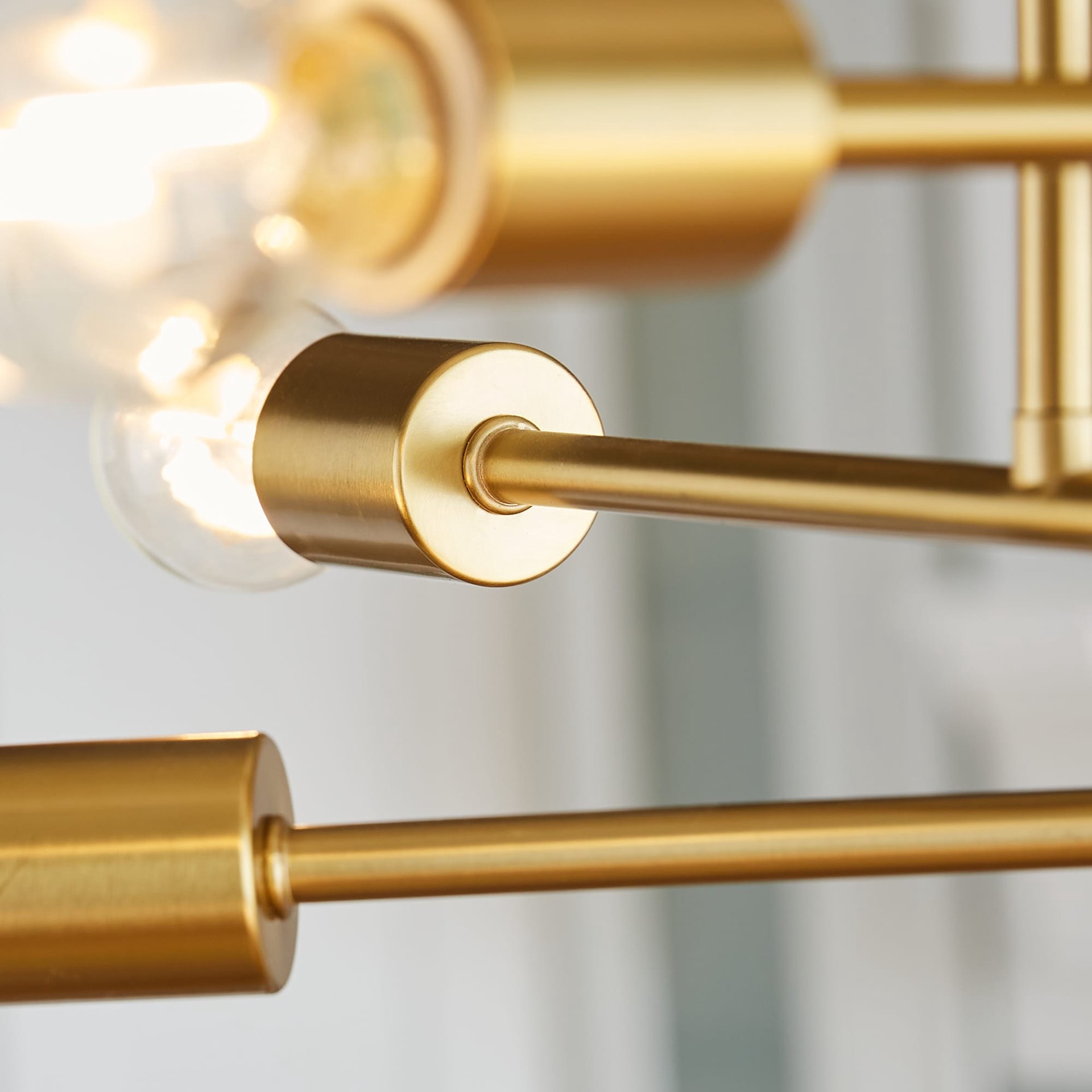 slide 5 of 6, Origin 21 Shaye 6 -Light 17-in Brushed Gold Semi Flush Mount Light, 1 ct