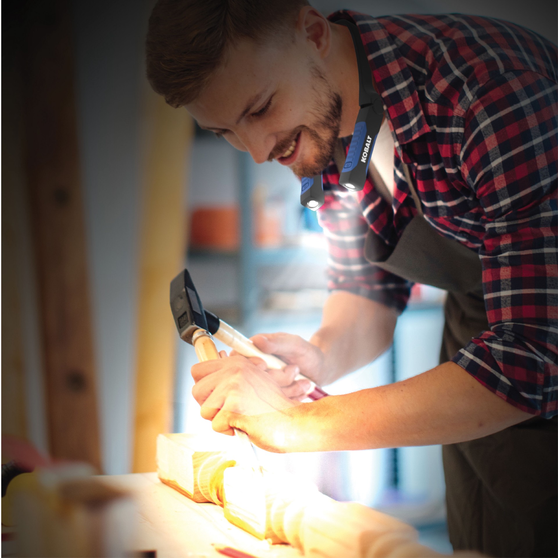 slide 4 of 5, Kobalt 210-Lumen 2 -Mode LED Headlamp, 1 ct