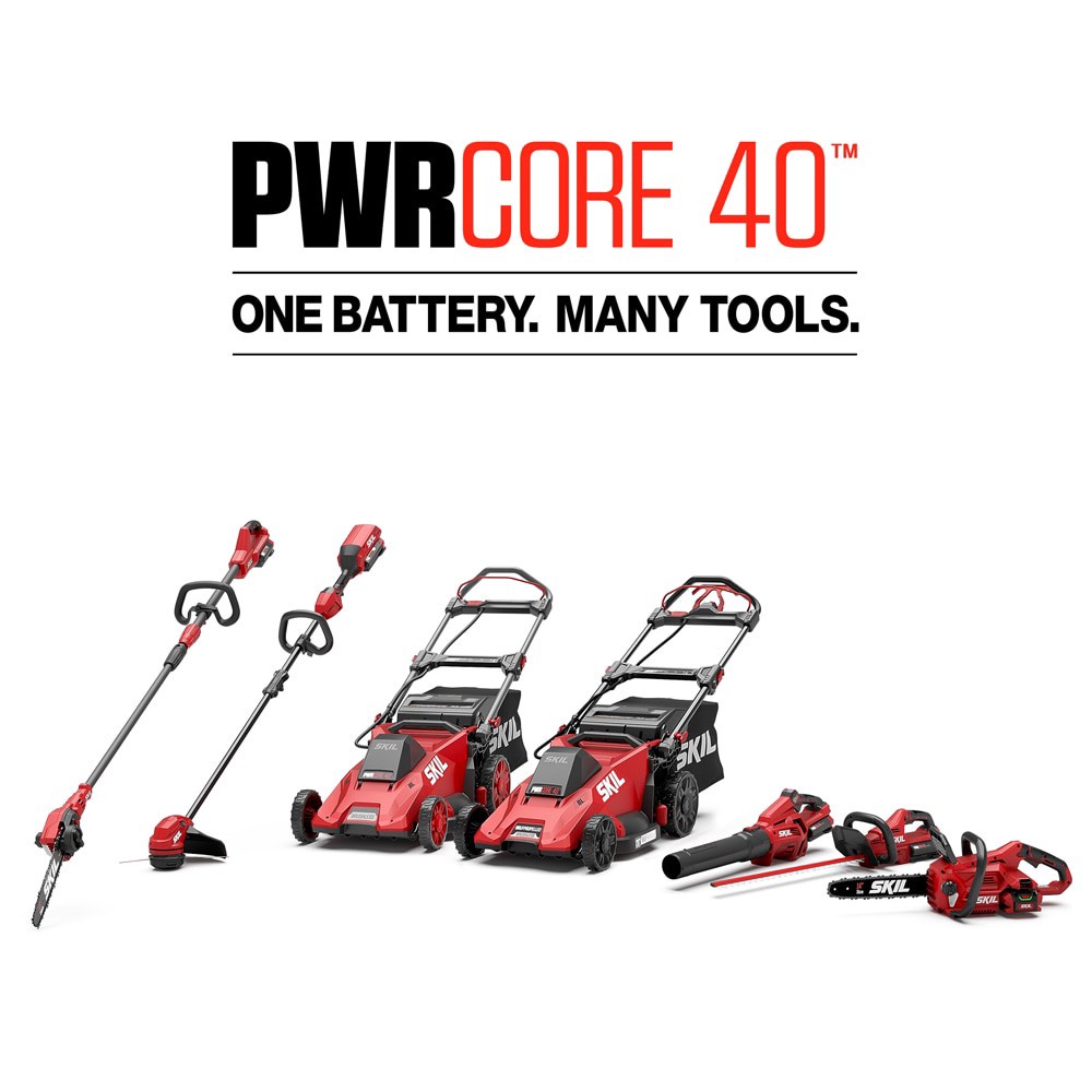 slide 2 of 6, SKIL PWR CORE 40 40-volt Cordless Battery String Trimmer and Leaf Blower and Combo Kit 2.5 Ah (Battery Included) (Charger Included), 1 ct