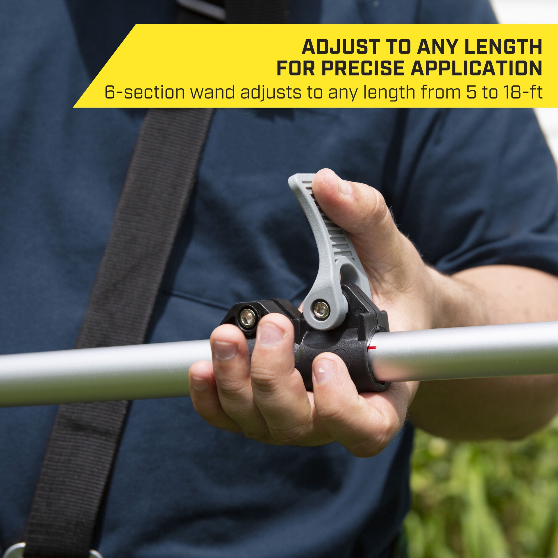 slide 5 of 6, SurfaceMaxx 18-ft up to 4200-PSI Plastic Pressure Washer Telescoping/Extension wand, 1 ct