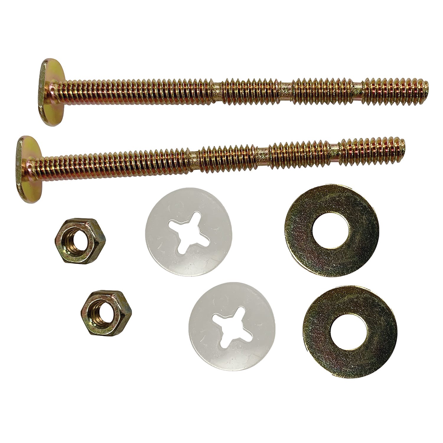 slide 1 of 5, RELIABILT Brass-plated Toilet bolt(s), 1 ct