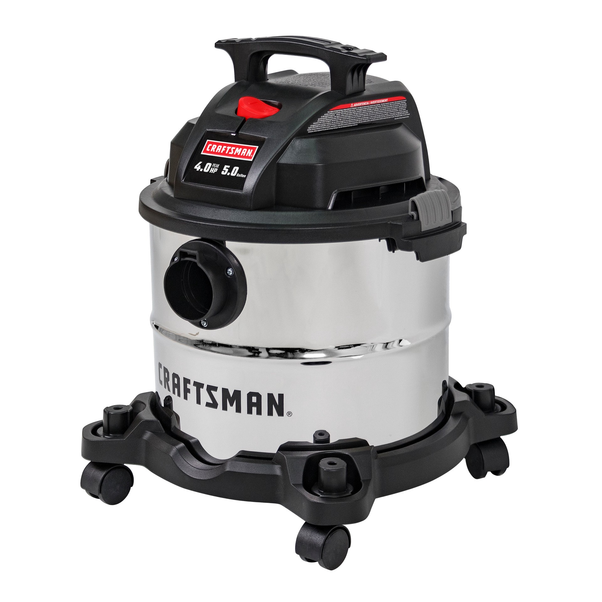 slide 2 of 6, CRAFTSMAN 5-Gallon 4 HP Corded Wet/Dry Shop Vacuum with Accessories Included, 1 ct
