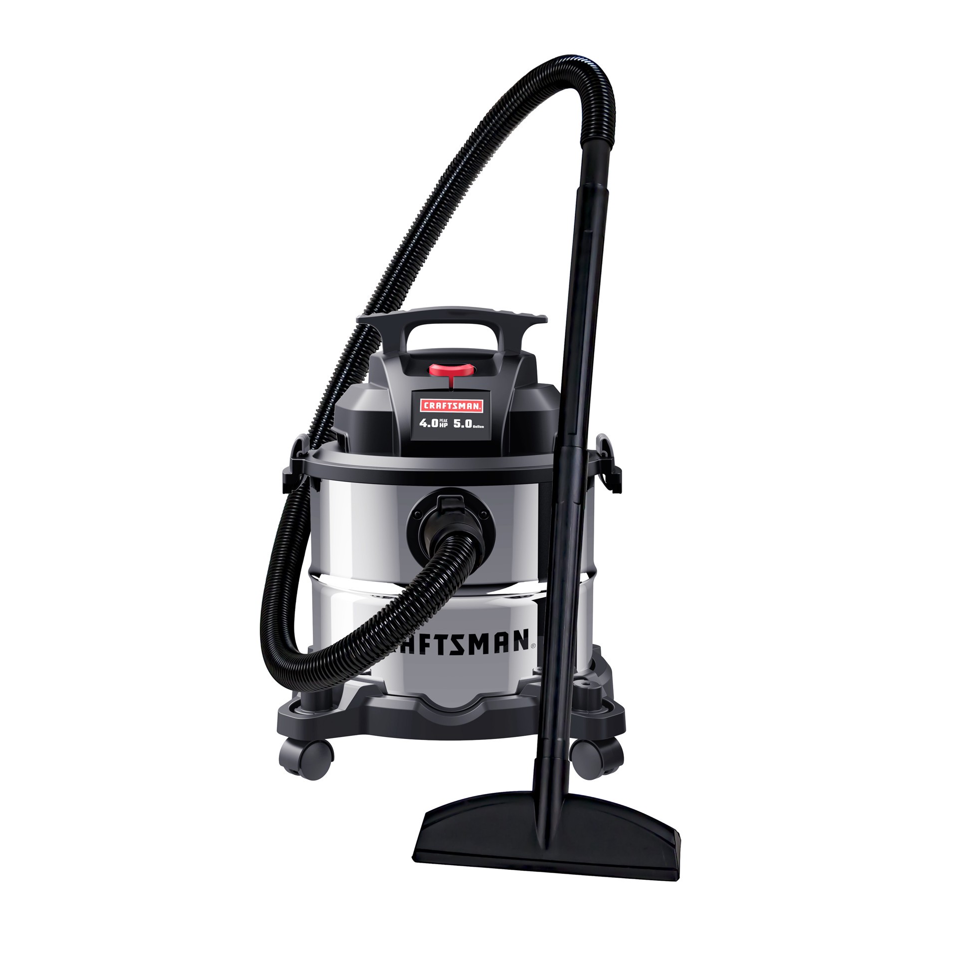 slide 1 of 6, CRAFTSMAN 5-Gallon 4 HP Corded Wet/Dry Shop Vacuum with Accessories Included, 1 ct