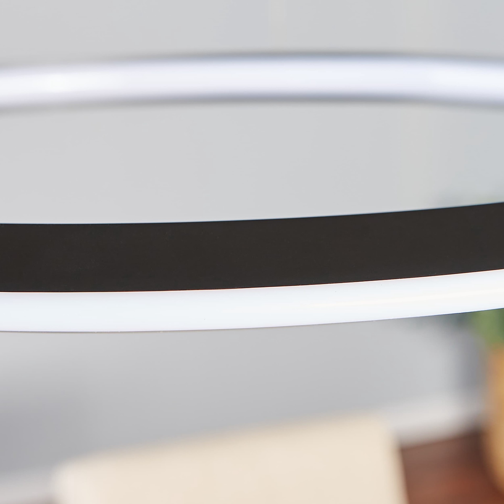 slide 5 of 6, Origin 21 Irvington 1 -Light Matte Black LED Acrylic Plastic Chandelier, 1 ct