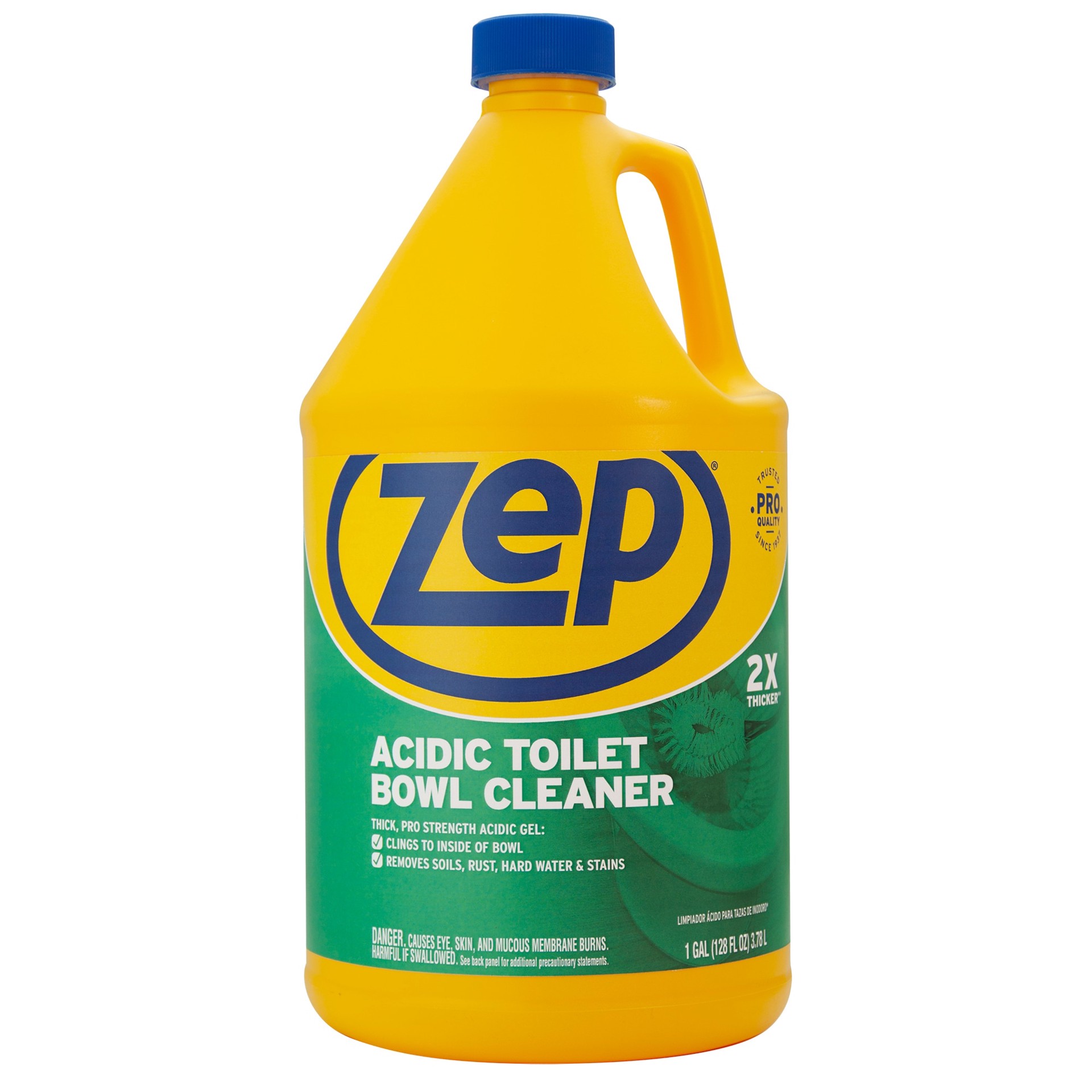 slide 1 of 5, Zep 128-oz Minty Toilet Bowl Cleaner, 1 ct