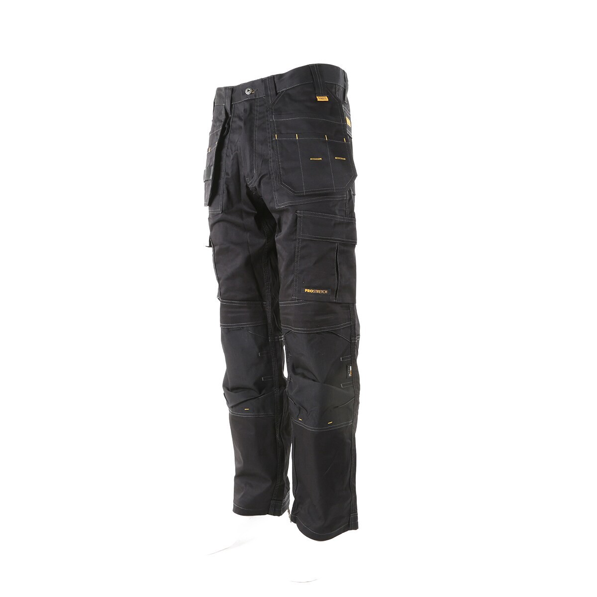 slide 3 of 6, DEWALT Pro Tradesman Men's Black Work pants ( 38 x 33 ), 1 ct