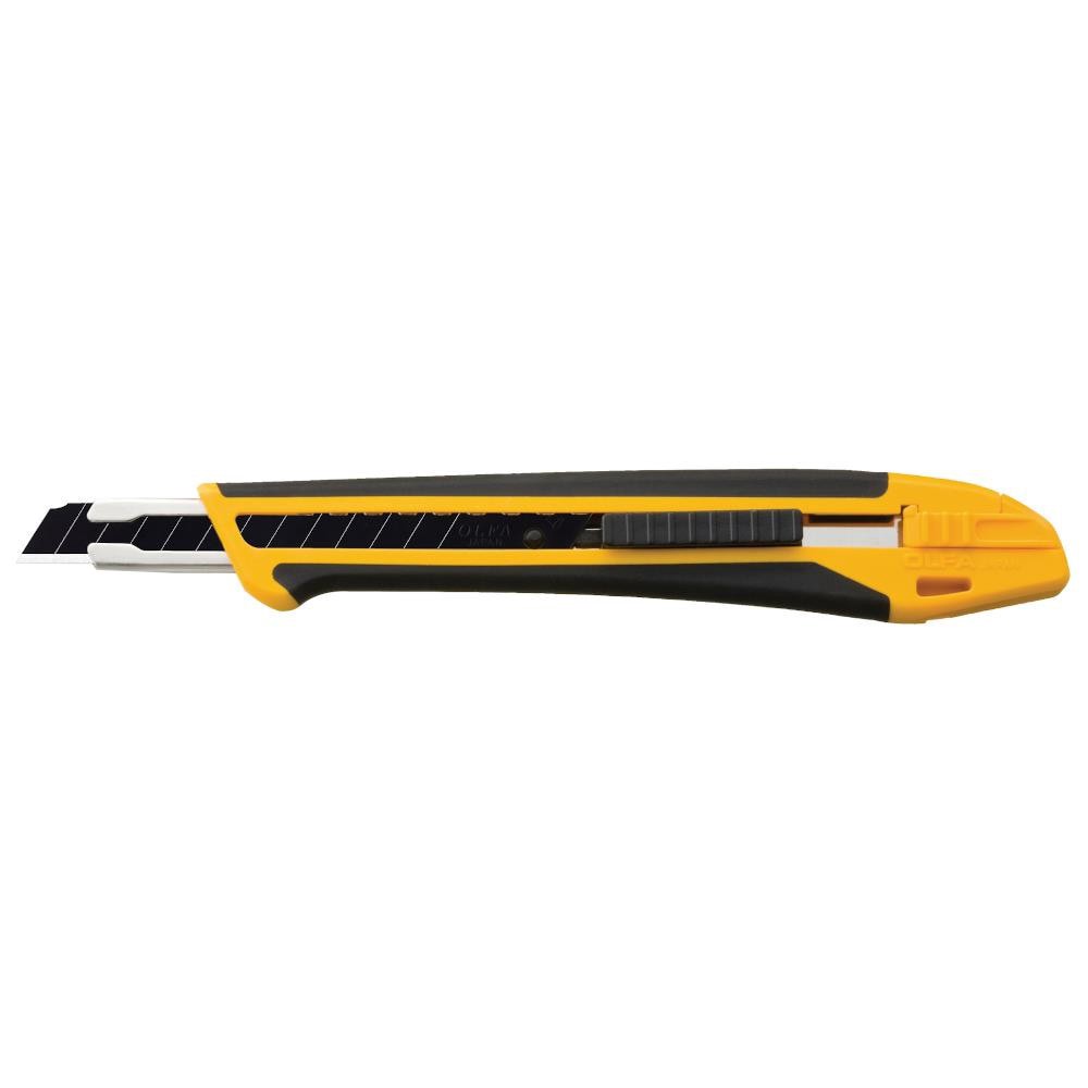 slide 1 of 4, OLFA 9mm 1 -Blade Retractable Utility Knife (with Snap-Off Blade), 1 ct