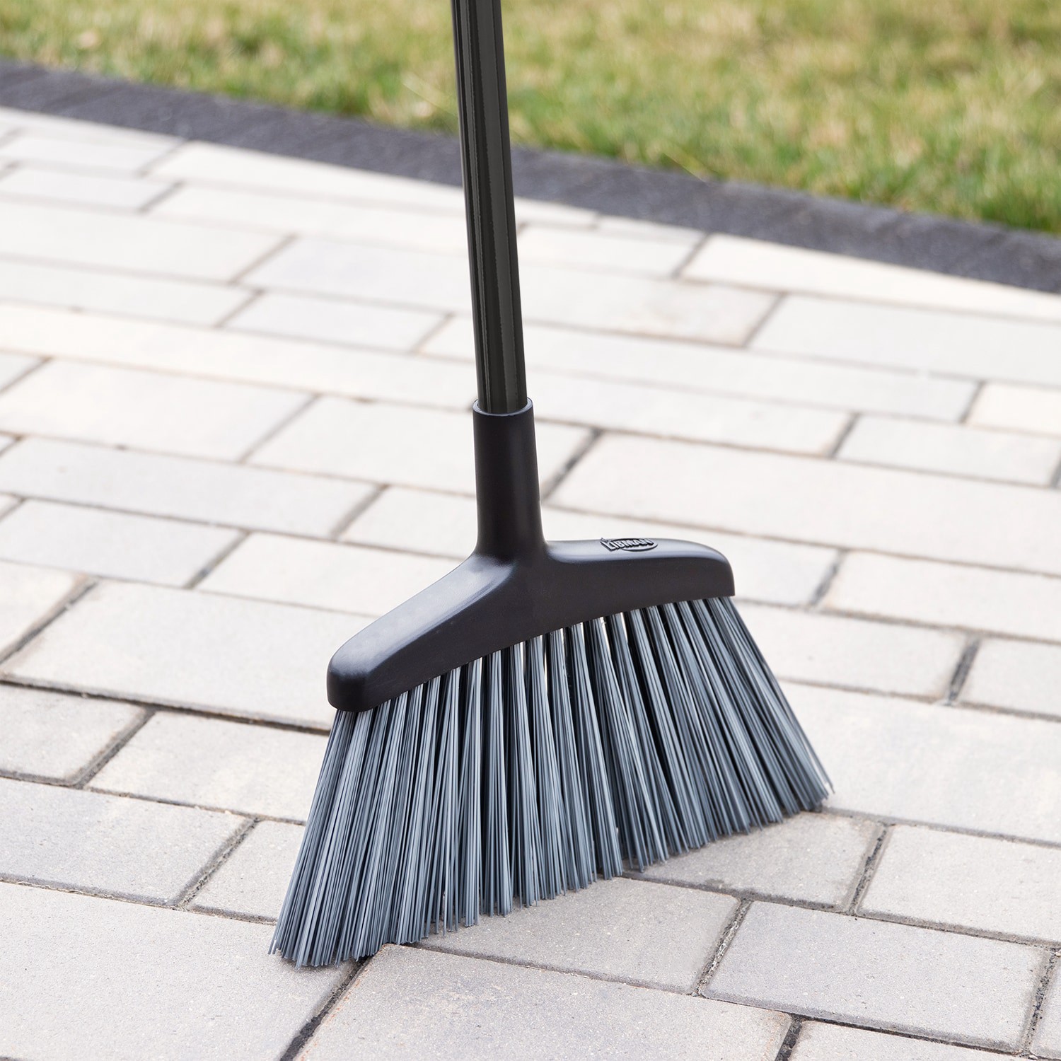 slide 2 of 3, Libman 15-in Poly fiber Multi-surface Angle Upright Broom, 1 ct