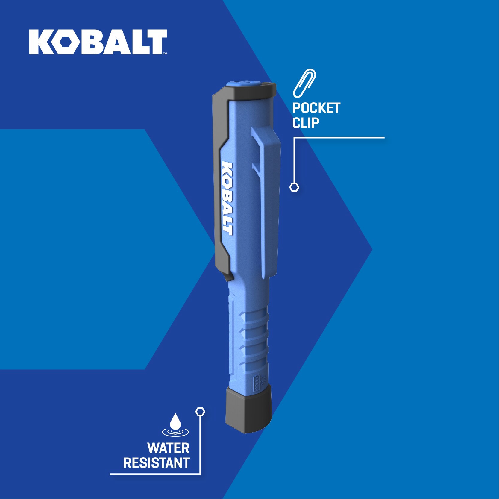 slide 3 of 5, Kobalt 200 -Lumens LED Battery-operated Handheld Work Light, 1 ct
