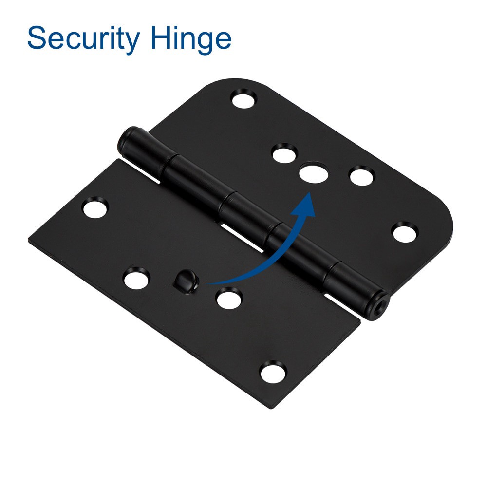slide 1 of 6, RELIABILT 4-in H Oil-rubbed bronze Security Interior Door Hinge, 1 ct