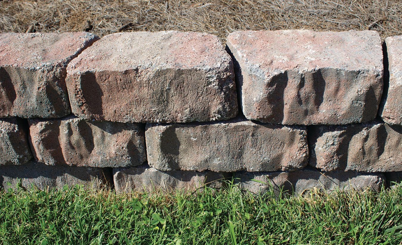 slide 5 of 6, 4-in H x 11-in L x 6-in D Sahara Sand Concrete Retaining wall block, 1 ct