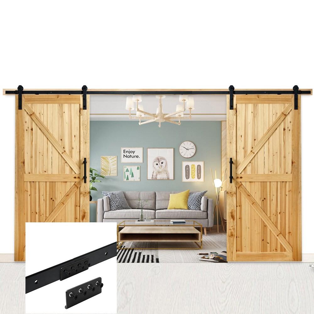 slide 4 of 6, RELIABILT Matte black Indoor Double Connecting adaptor, 1 ct