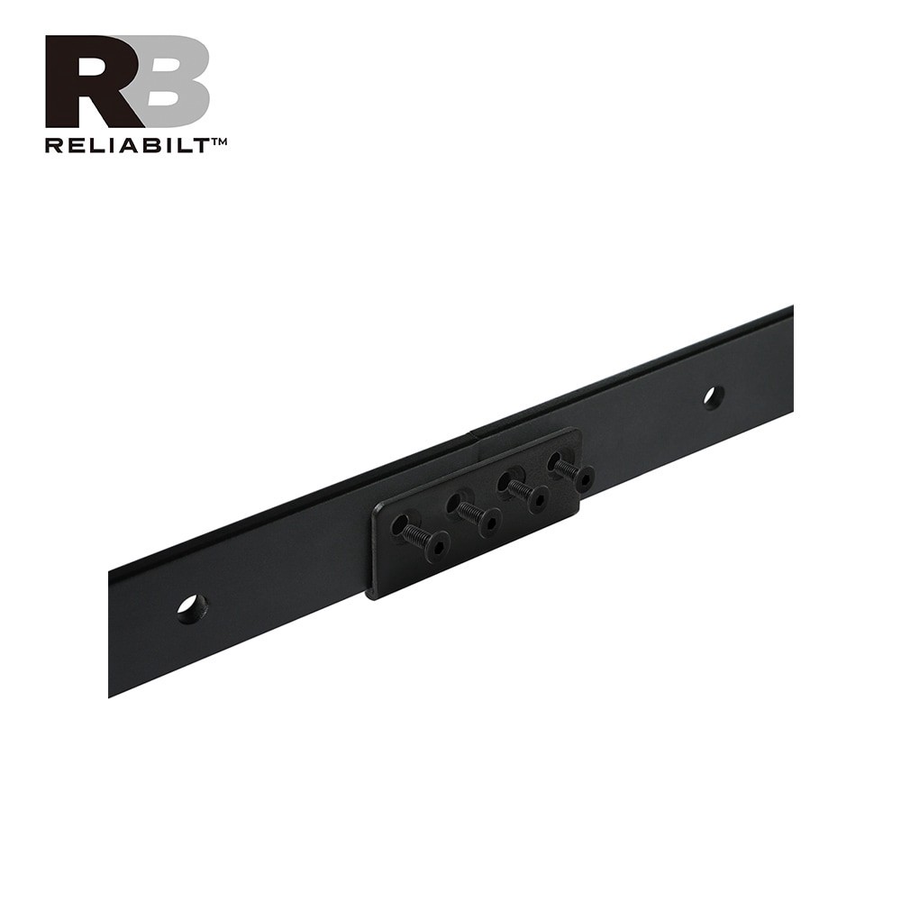 slide 4 of 6, RELIABILT Matte black Indoor Double Connecting adaptor, 1 ct
