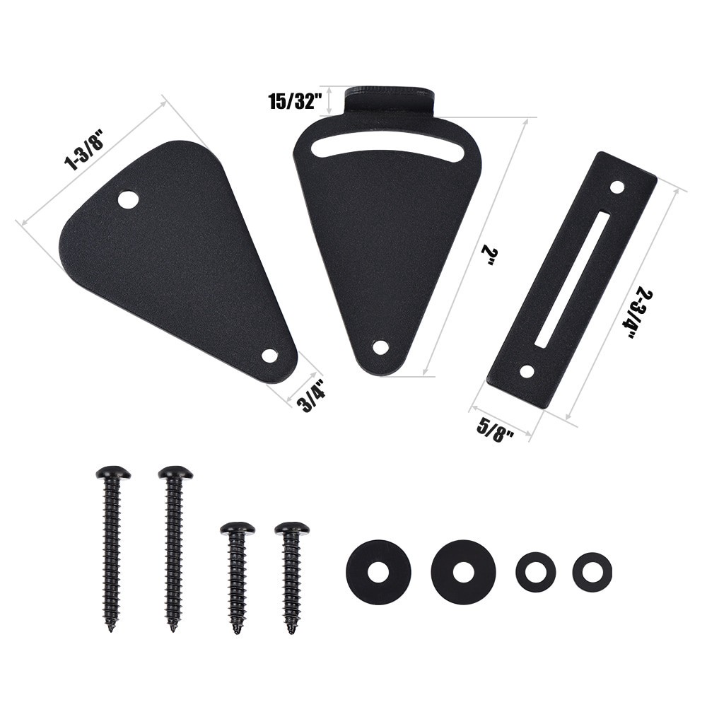 slide 2 of 6, RELIABILT Matte black Indoor Single Barn door lock, 1 ct