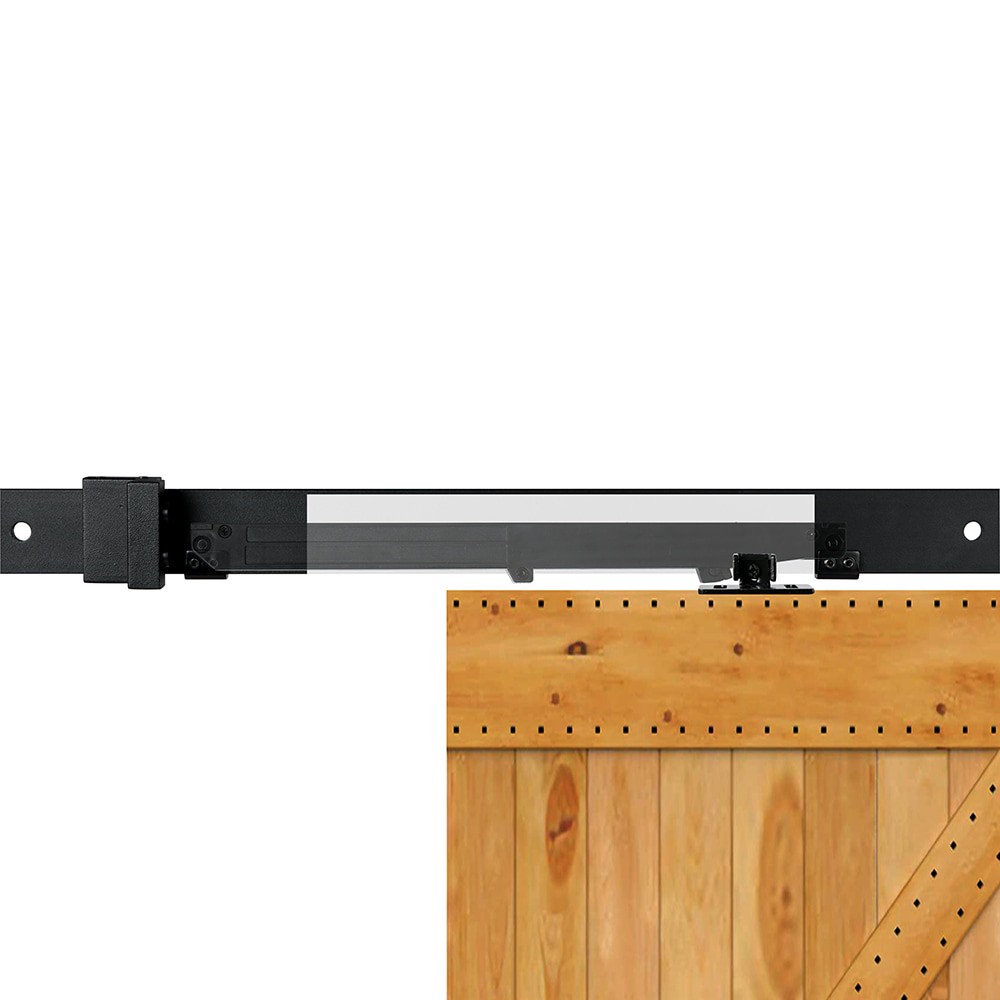 slide 4 of 6, RELIABILT Matte Black Indoor Single Double Soft close attachment, 1 ct