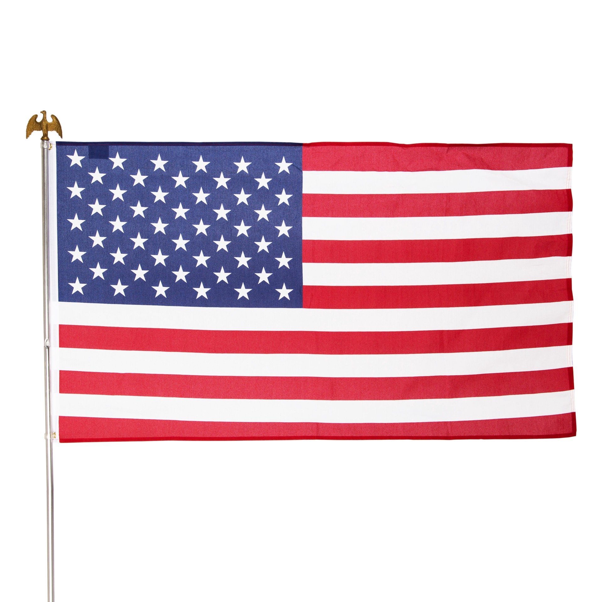 slide 5 of 6, Valley Forge Flag 4.92-ft W x 3-ft H American House flag Kit, 1 ct