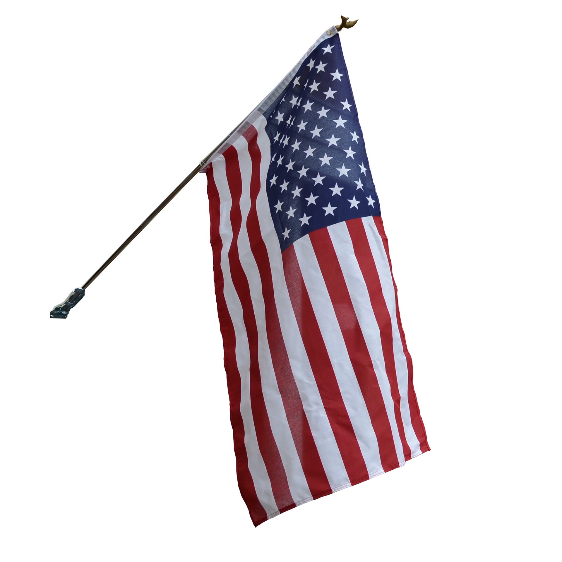 slide 1 of 6, Valley Forge Flag 4.92-ft W x 3-ft H American House flag Kit, 1 ct