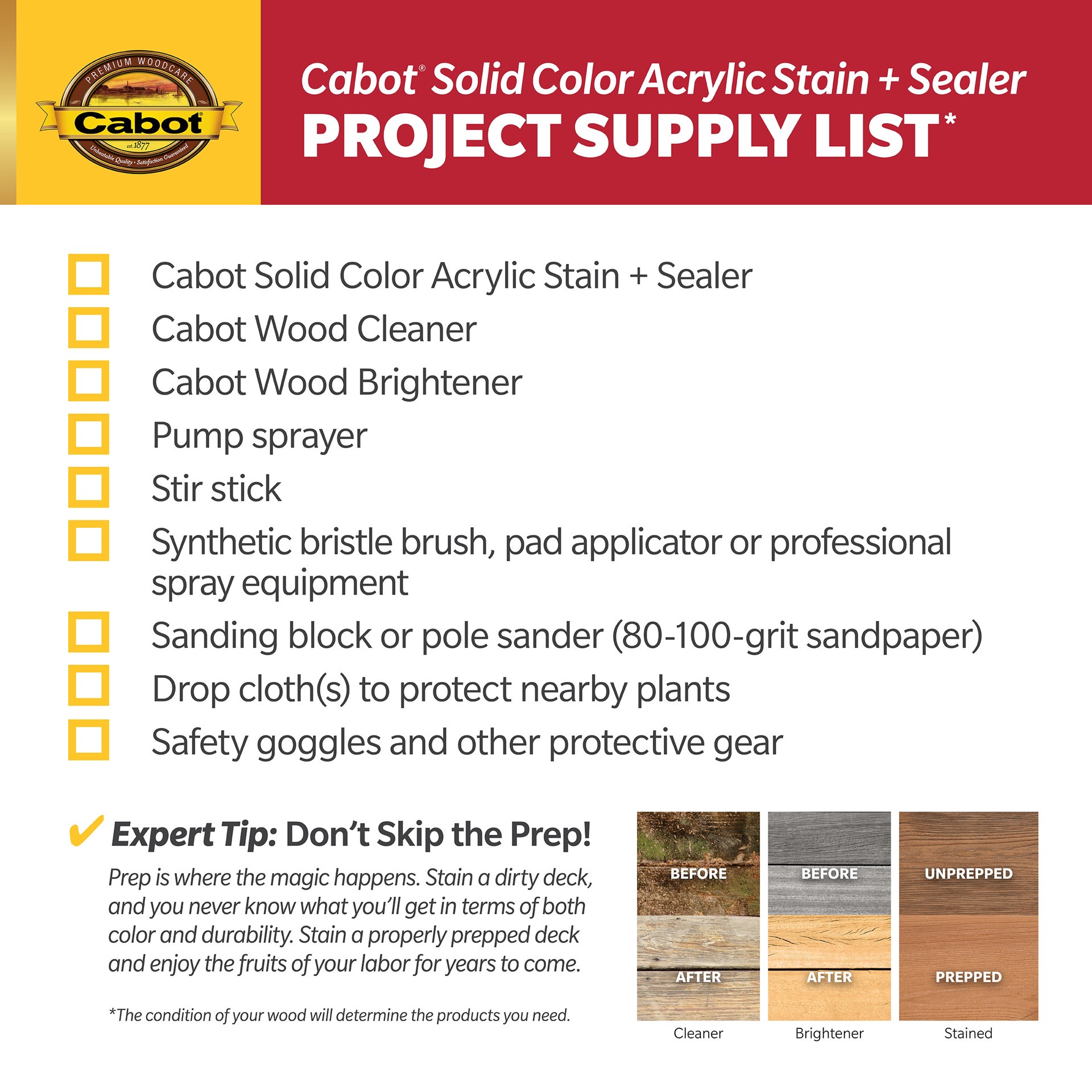 slide 6 of 6, Cabot Driftwood Gray Solid Exterior Wood Stain and Sealer in One ( 1-quart ), 1 ct