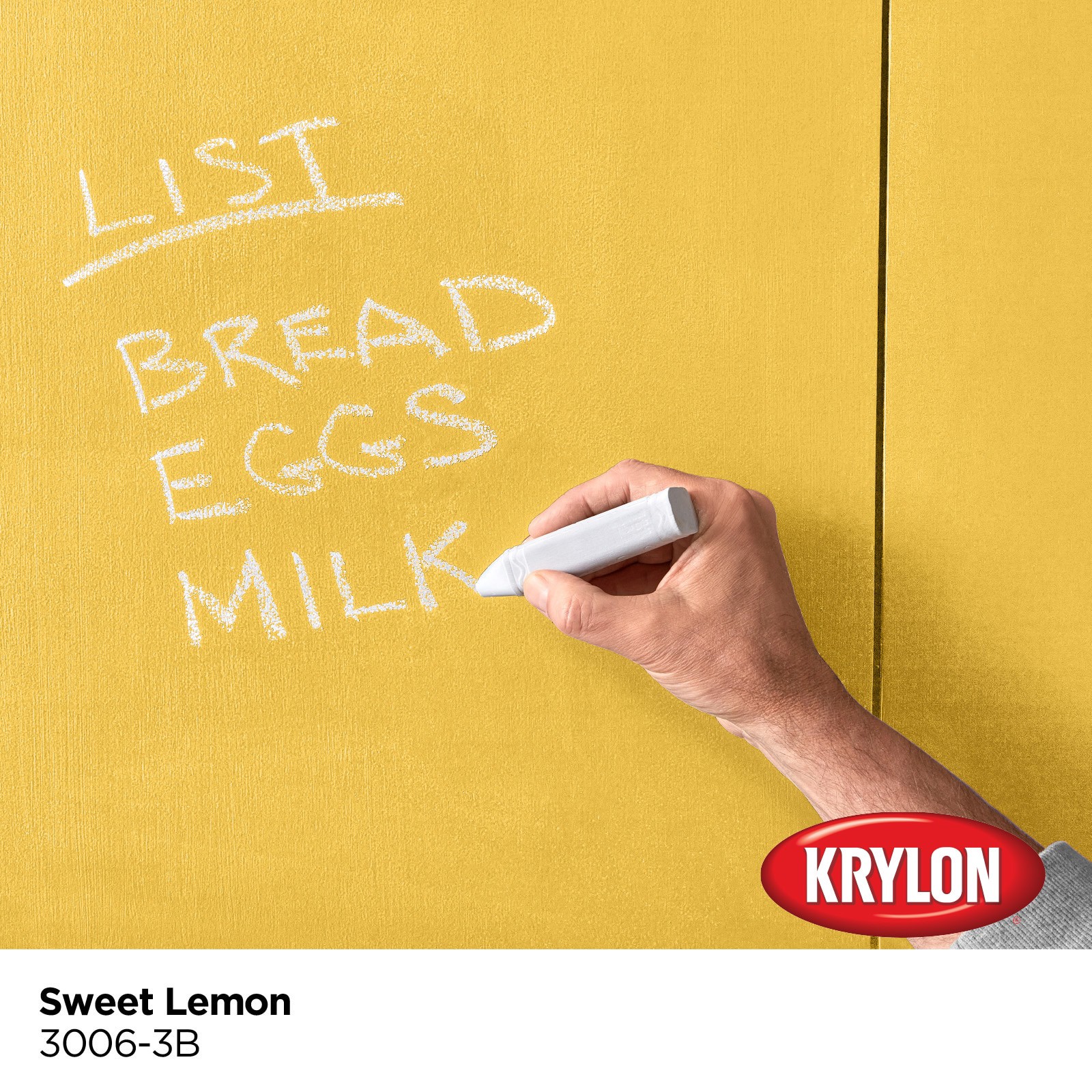 slide 3 of 6, Krylon Latex Sweet Lemon 3006-3B Chalkboard Paint (1-quart), 1 ct