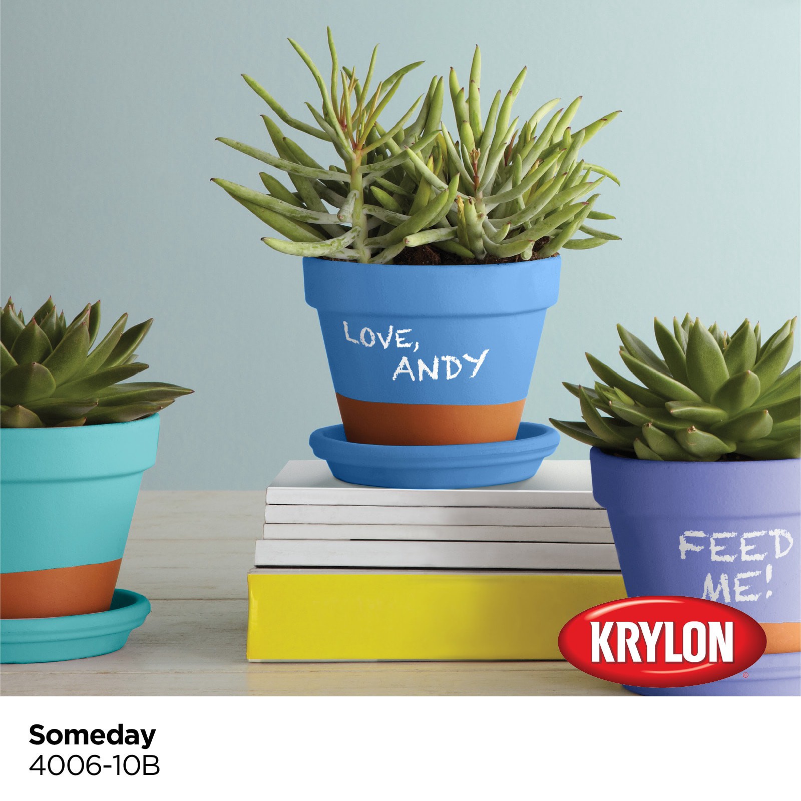 slide 2 of 6, Krylon Latex Someday 4006-10B Chalkboard Paint (1-quart), 1 ct