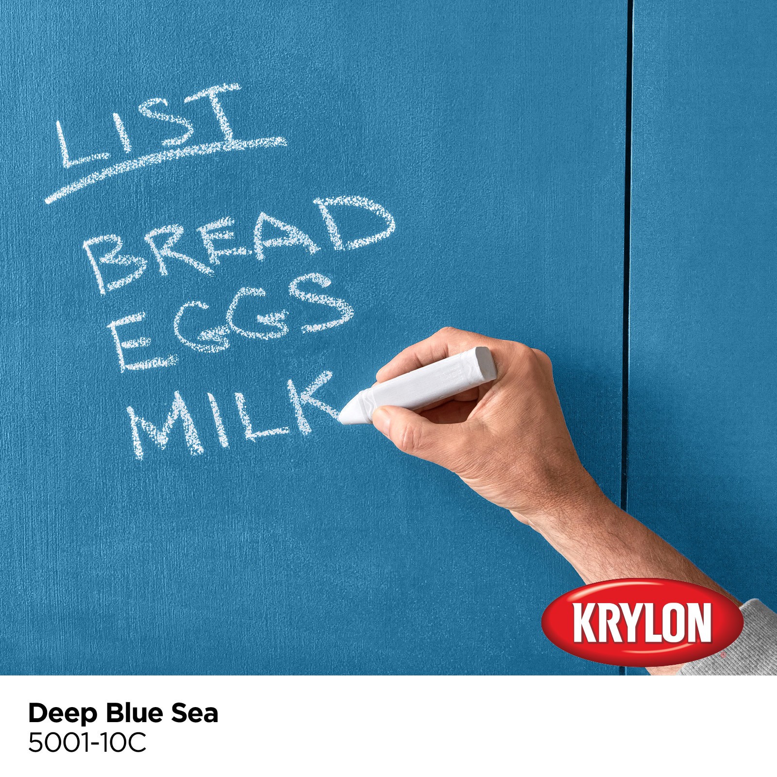 slide 3 of 6, Krylon Latex Deep Blue Sea 5001-10C Chalkboard Paint (1-quart), 1 ct