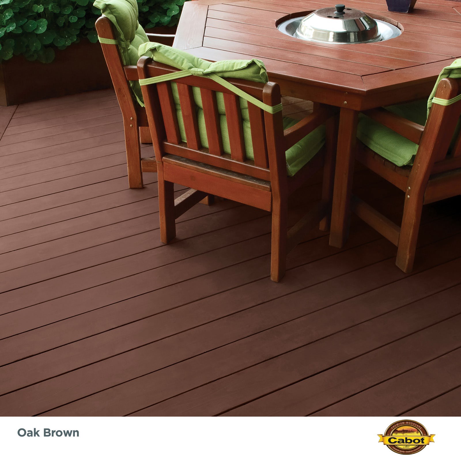 slide 3 of 6, Cabot Oak Brown Solid Exterior Wood Stain and Sealer (1-Gallon), 