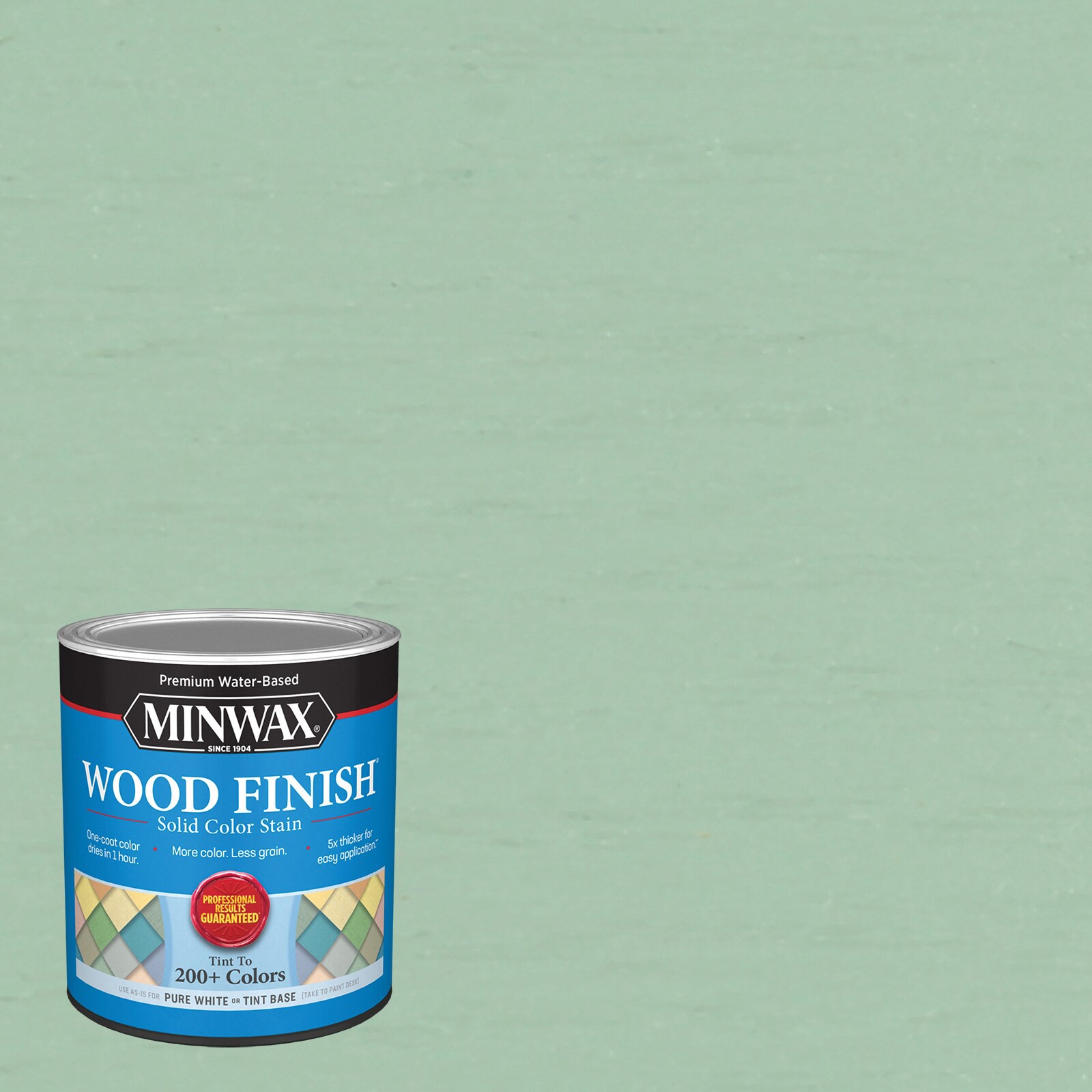 slide 1 of 6, Minwax Wood Finish Water-based Juniper Mist MW1048 Solid Interior Stain ( 1-quart ), 1 ct
